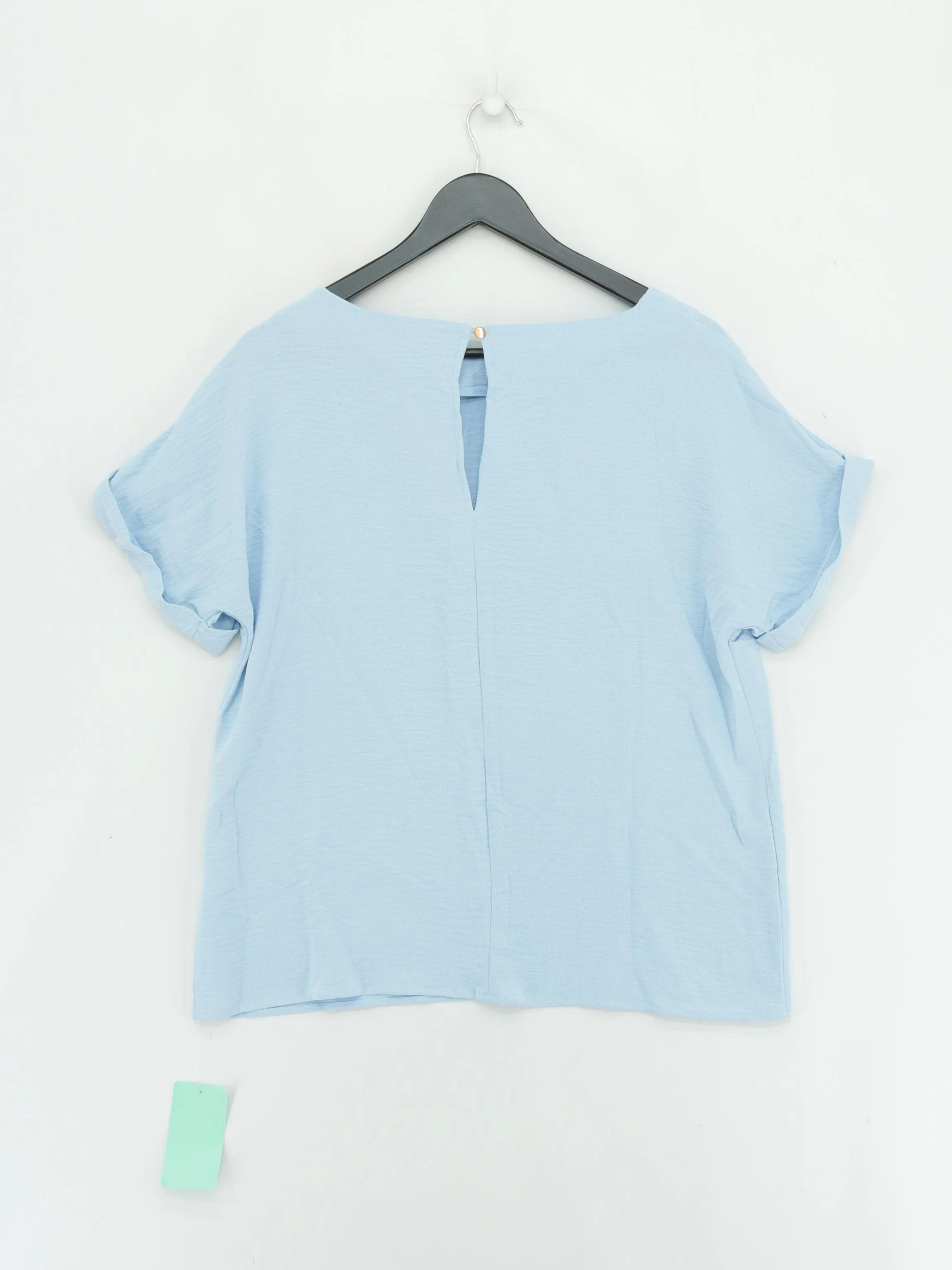 Dorothy Perkins Women's Top UK 12 Blue 100% Polyester Basic - Image 2