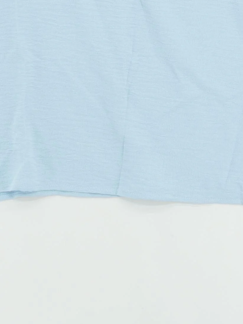 Dorothy Perkins Women's Top UK 12 Blue 100% Polyester Basic - Image 4