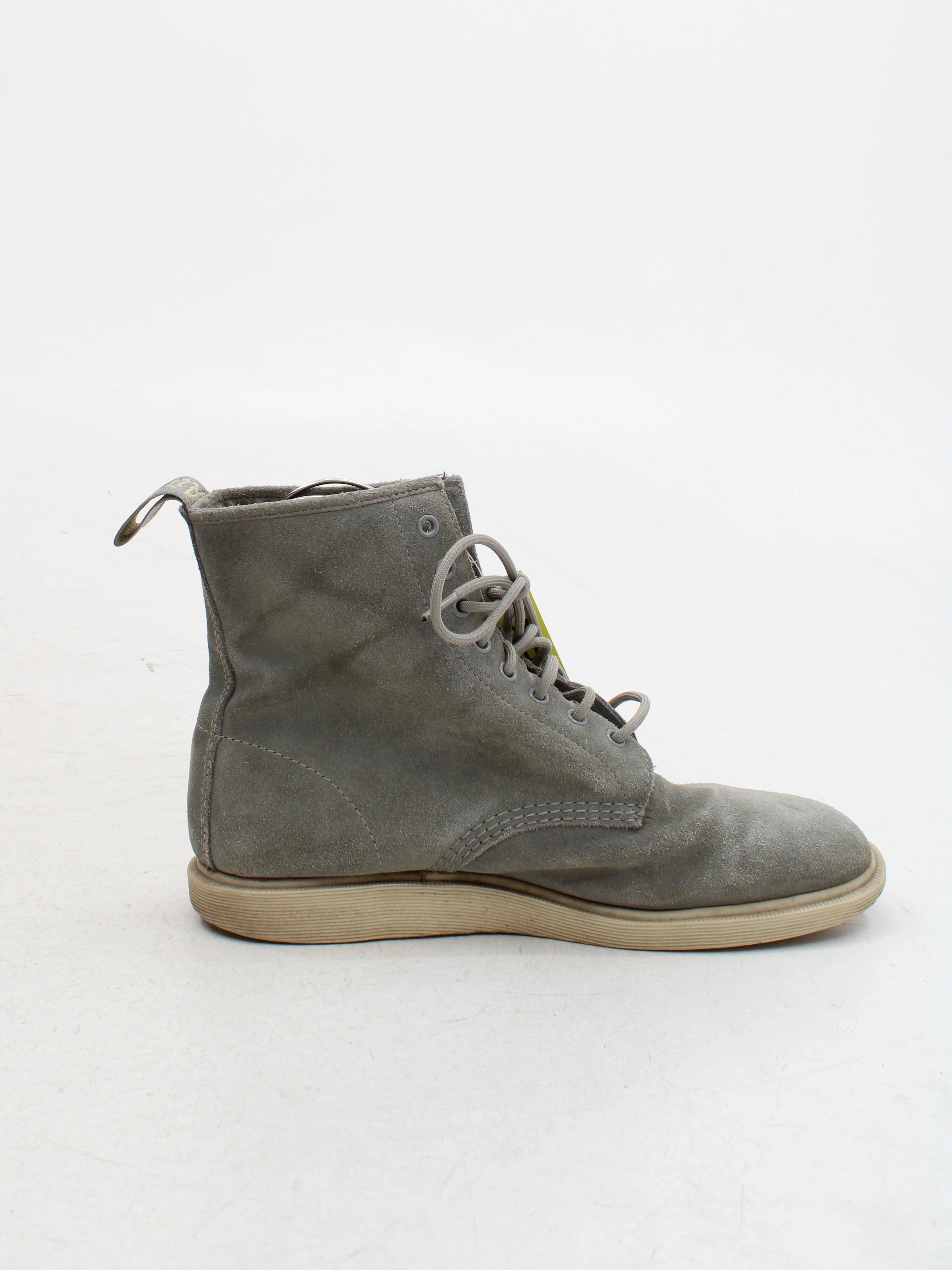 Dr. Martens Men's Boots UK 10 Grey 100% Suede Combat - Image 5