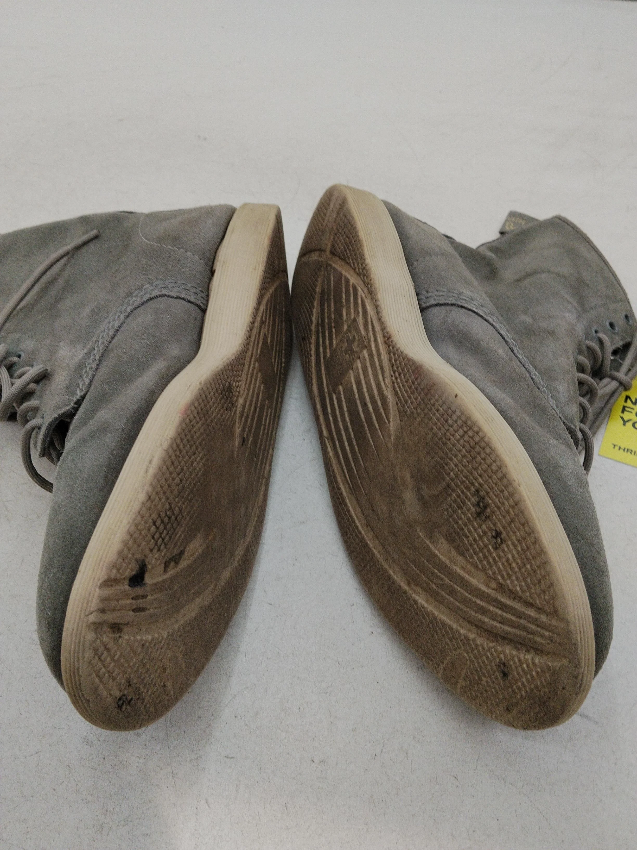 Dr. Martens Men's Boots UK 10 Grey 100% Suede Combat - Image 7