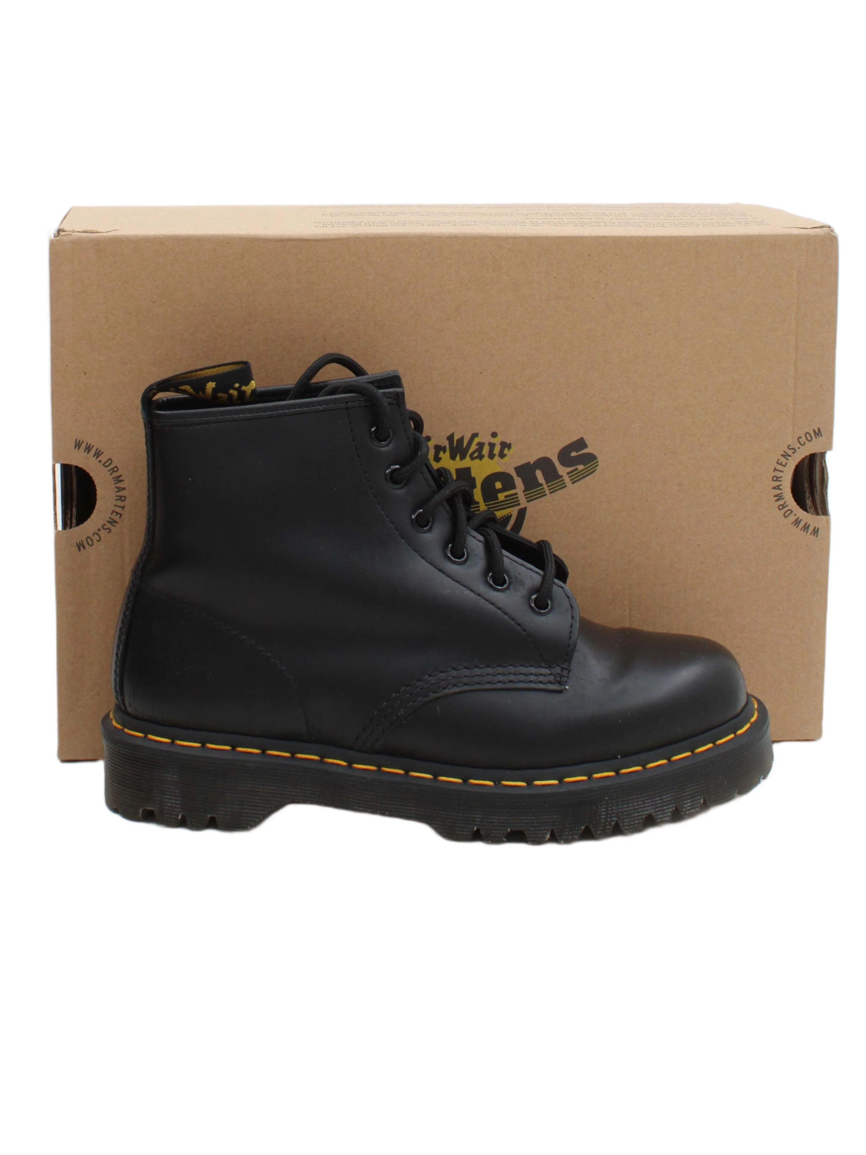 Dr. Martens Men's Boots UK 6.5 Black 100% Leather Combat