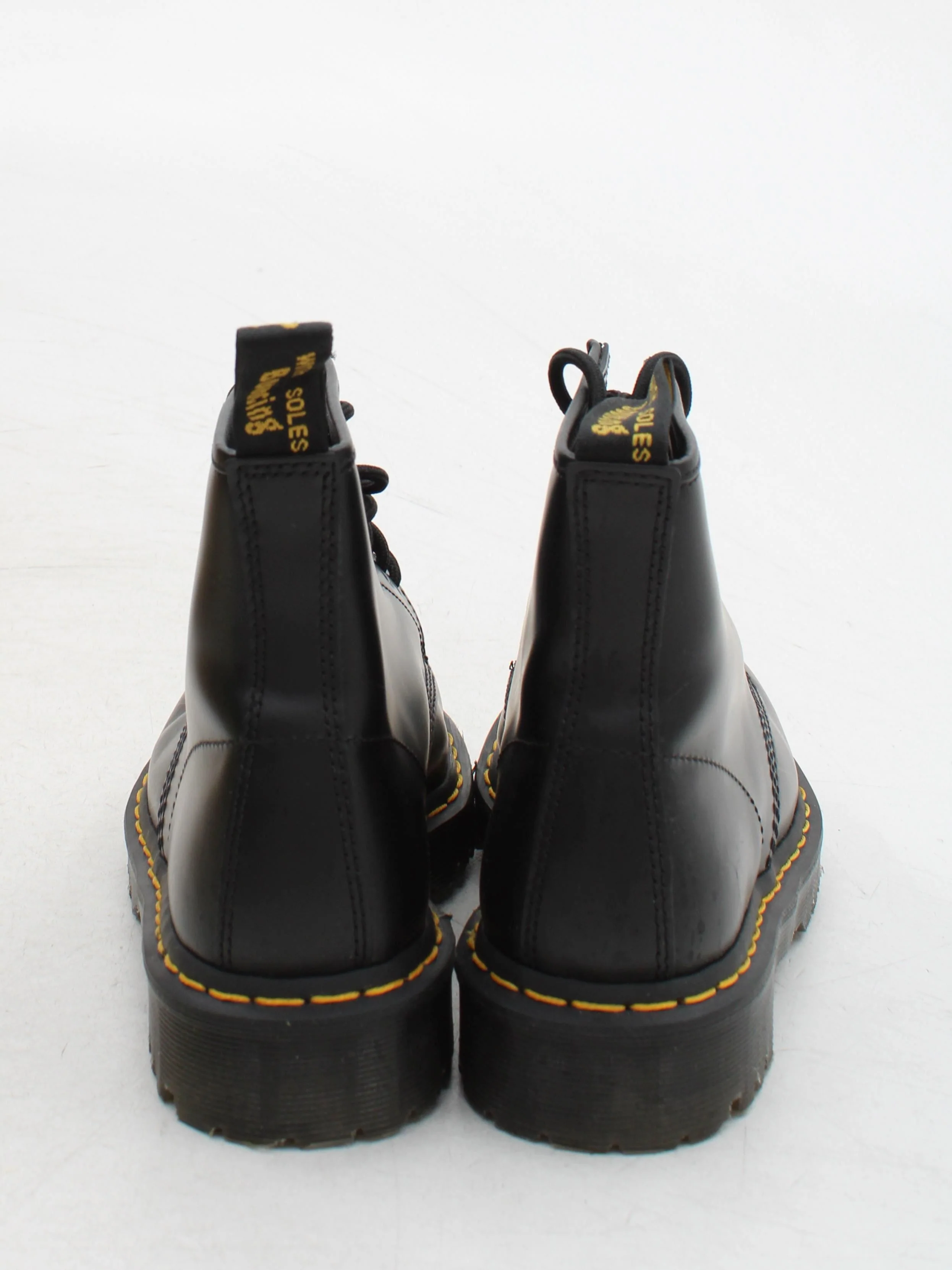 Dr. Martens Men's Boots UK 6.5 Black 100% Leather Combat - Image 3