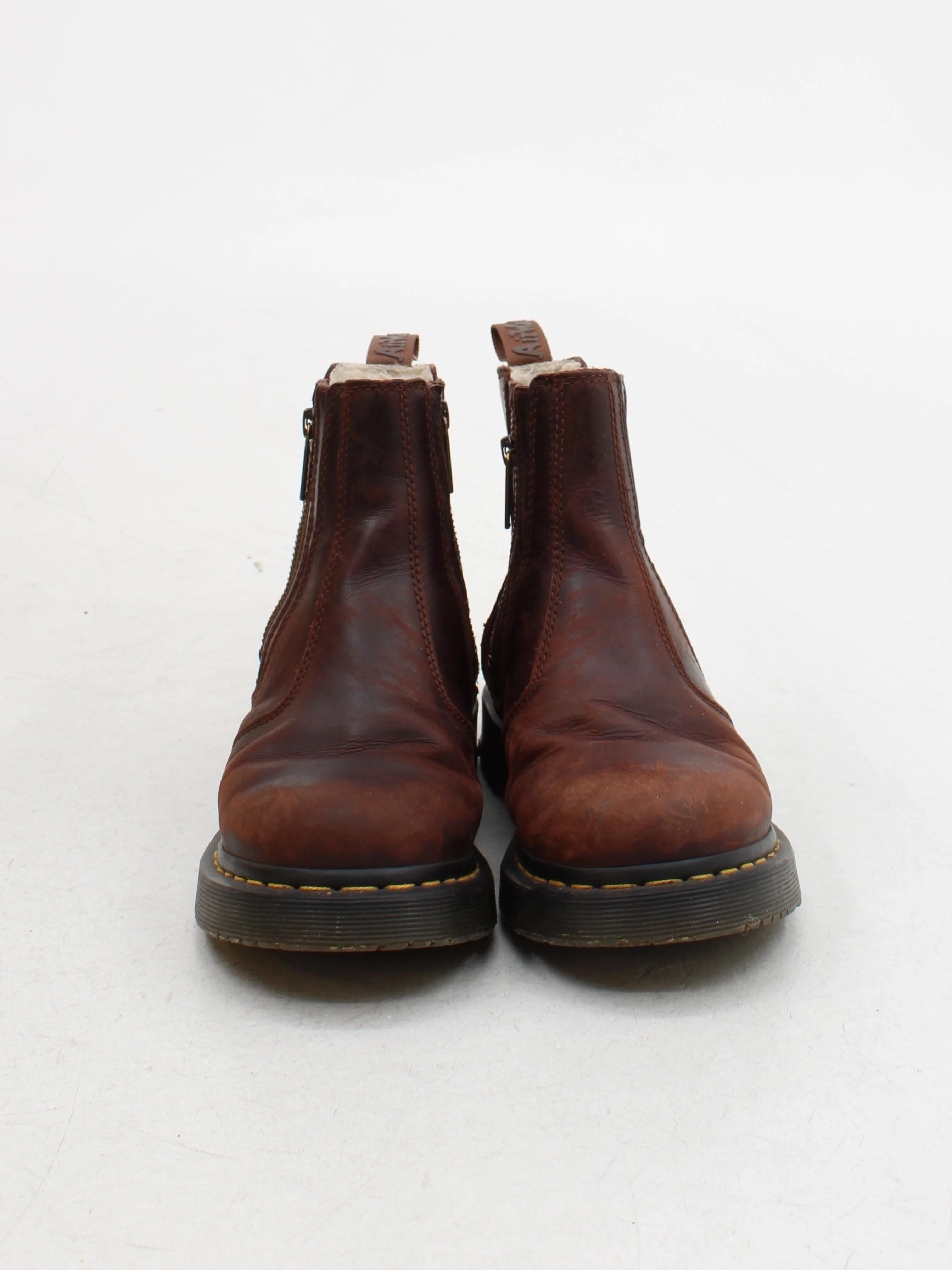 Dr. Martens Men's Boots UK 6 Brown 100% Leather Chelsea - Image 2