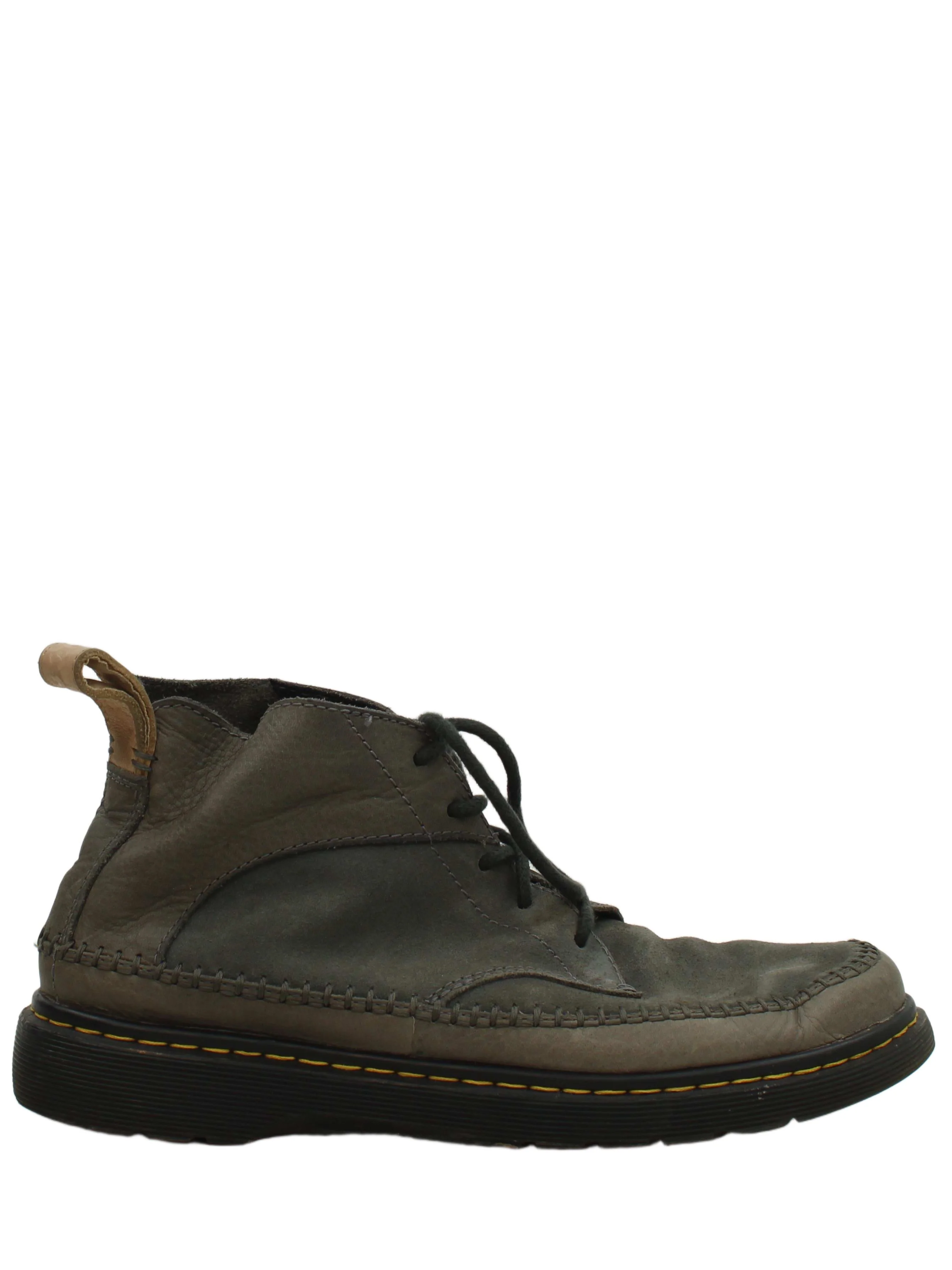 Dr. Martens Men's Boots UK 7 Grey Suede with Leather Desert
