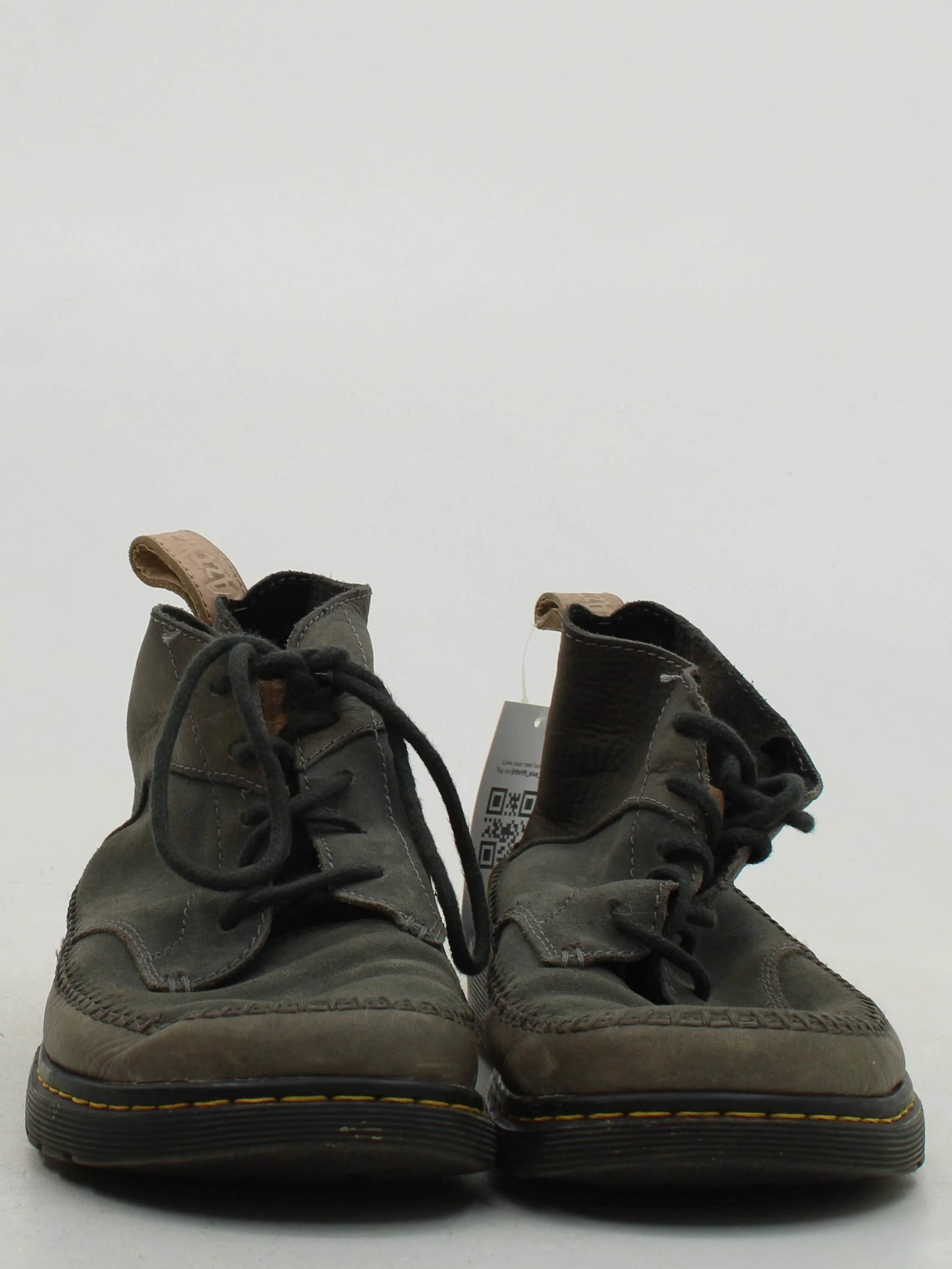 Dr. Martens Men's Boots UK 7 Grey Suede with Leather Desert - Image 2