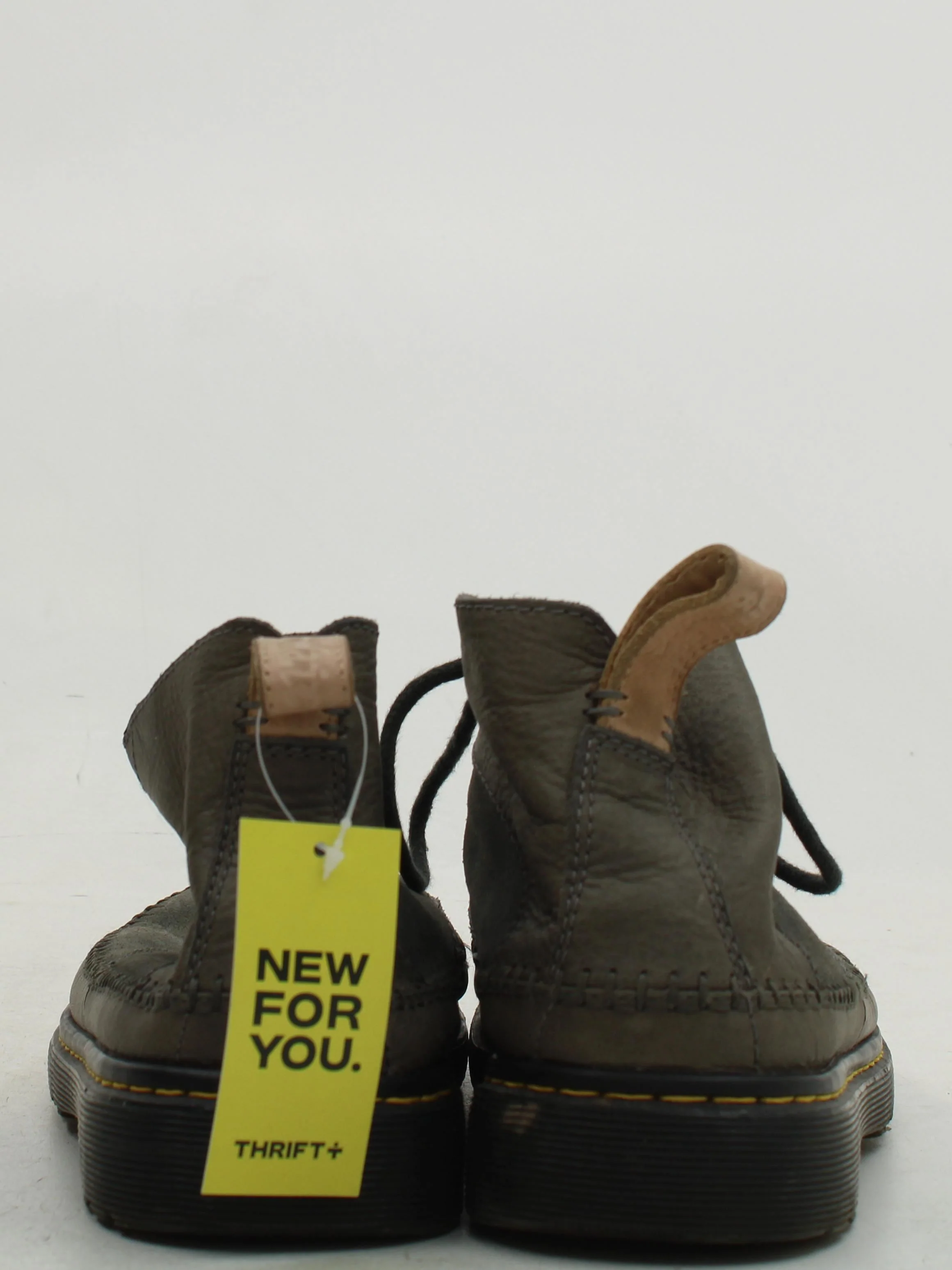 Dr. Martens Men's Boots UK 7 Grey Suede with Leather Desert - Image 3