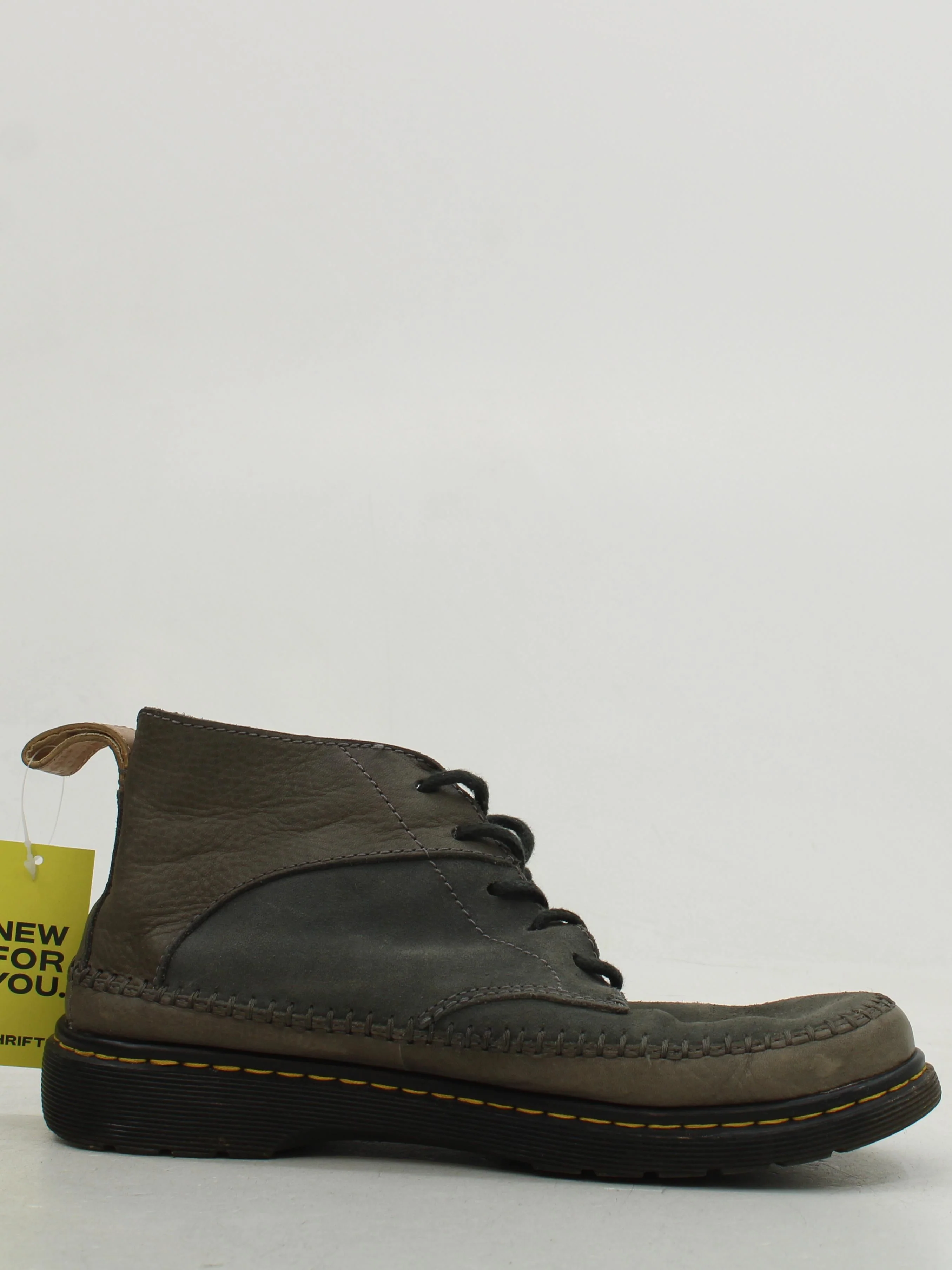 Dr. Martens Men's Boots UK 7 Grey Suede with Leather Desert - Image 5