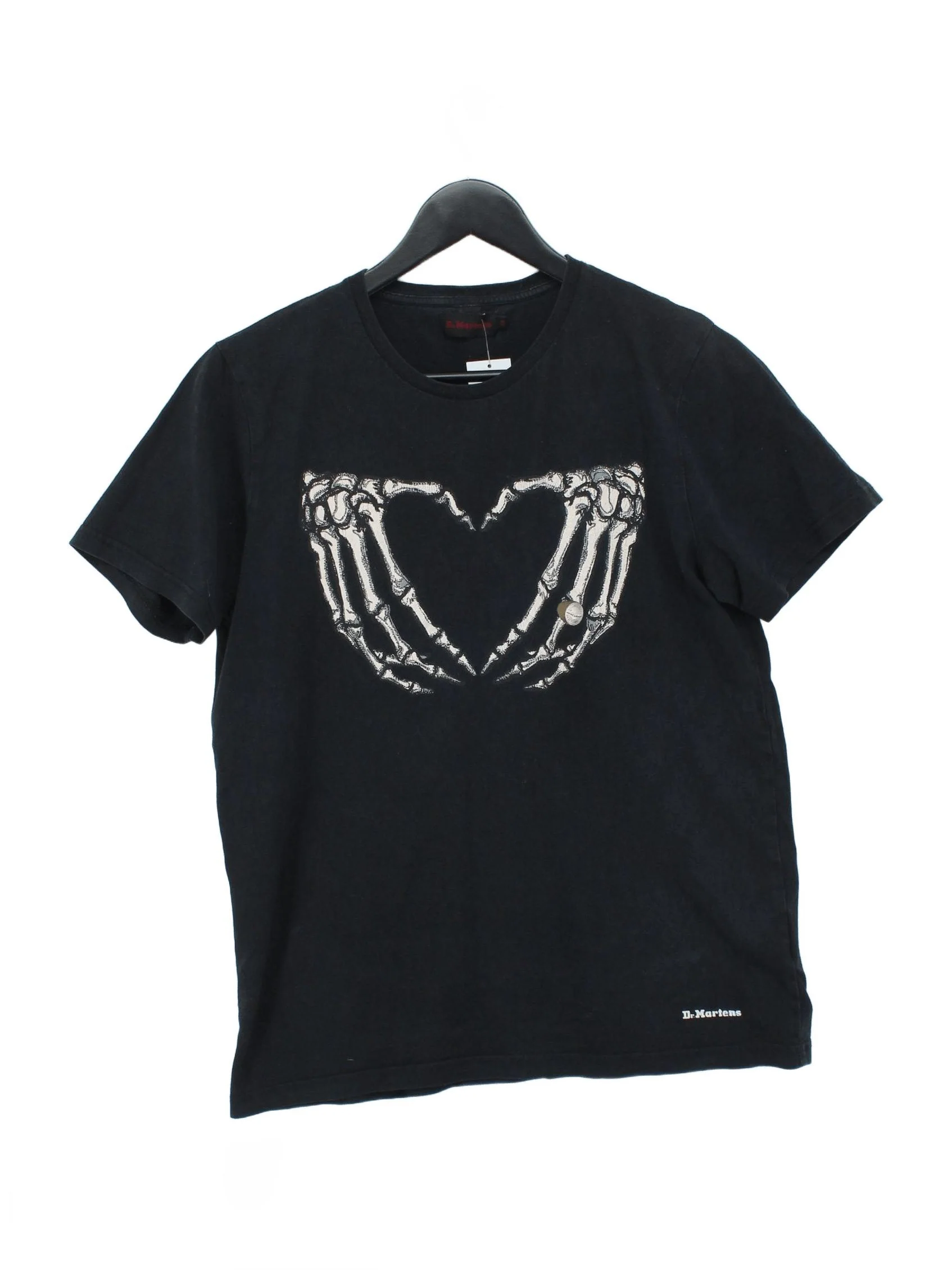 Dr. Martens Men's T-Shirt S Black Graphic 100% Other Basic
