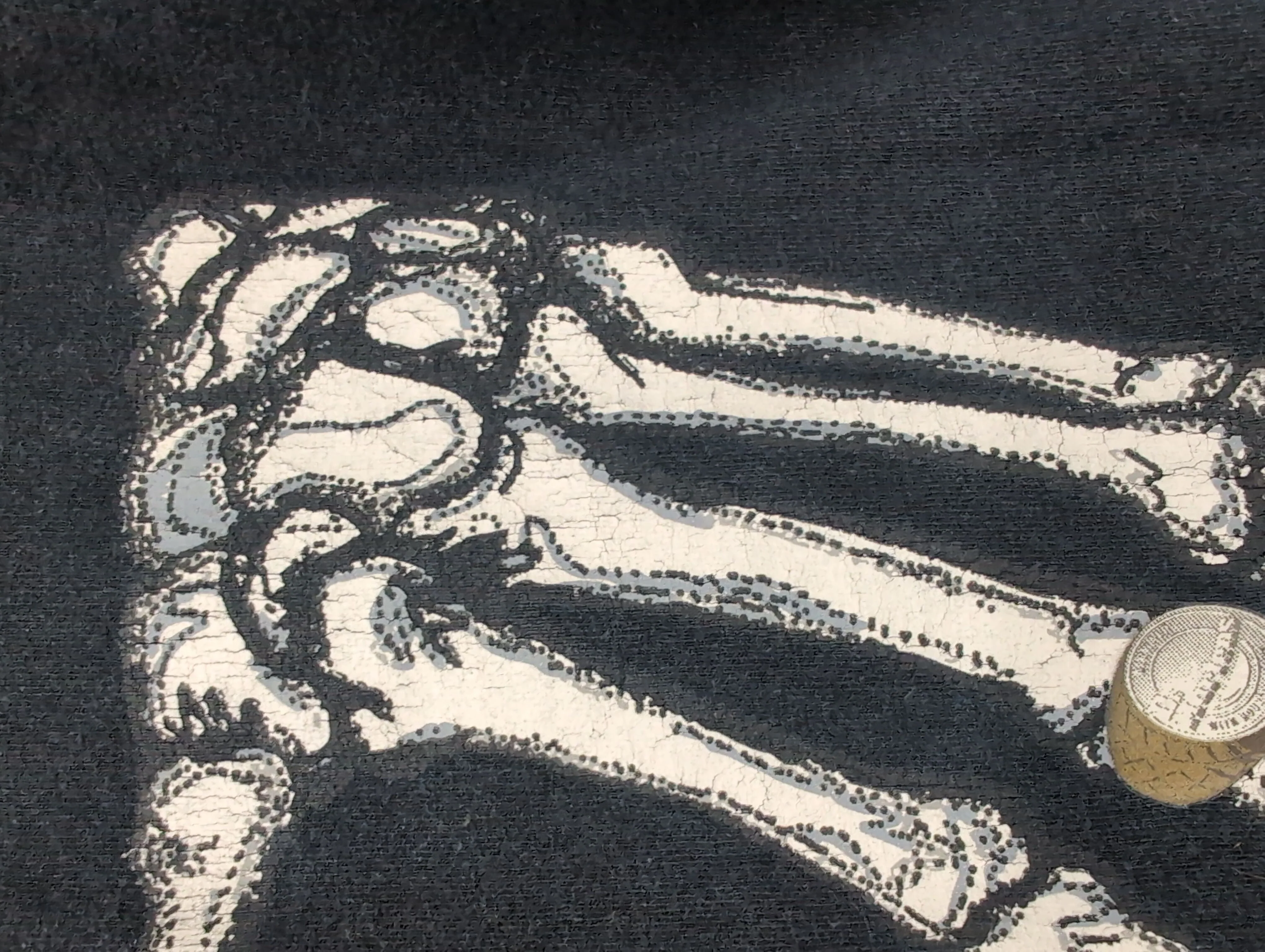 Dr. Martens Men's T-Shirt S Black Graphic 100% Other Basic - Image 5