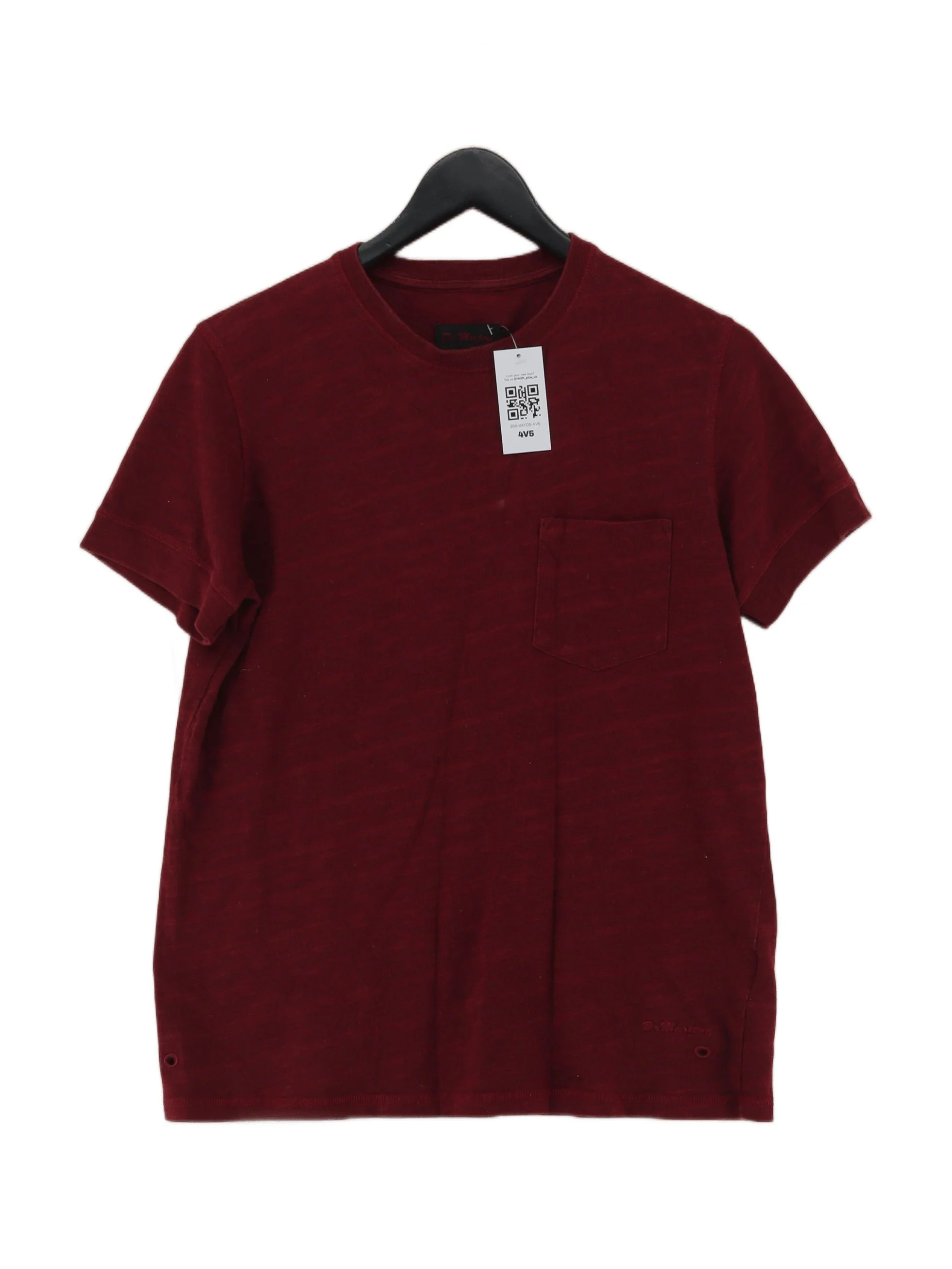 Dr. Martens Men's T-Shirt S Red 100% Cotton Basic