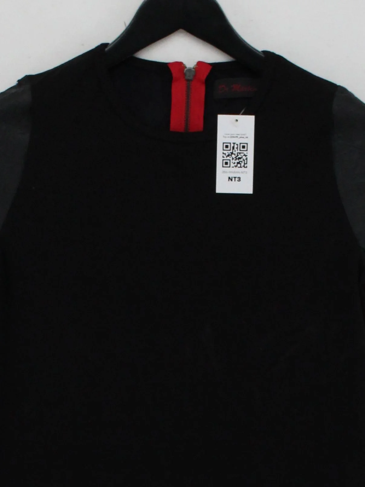 Dr. Martens T-Shirt Mini Dress XS in Black - Image 3