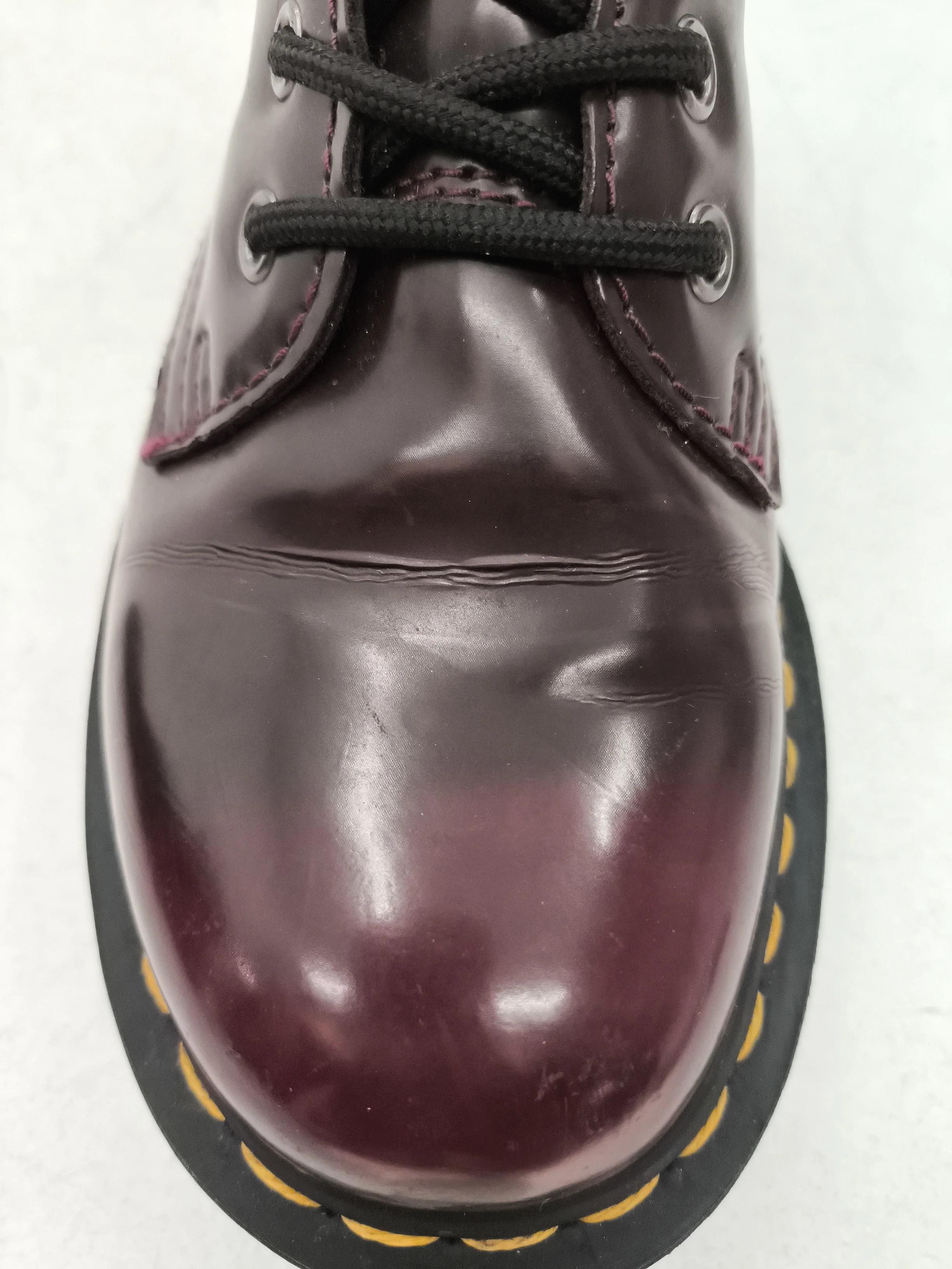 Dr. Martens Women's Boots UK 4 Red 100% Faux Leather Platform - Image 8