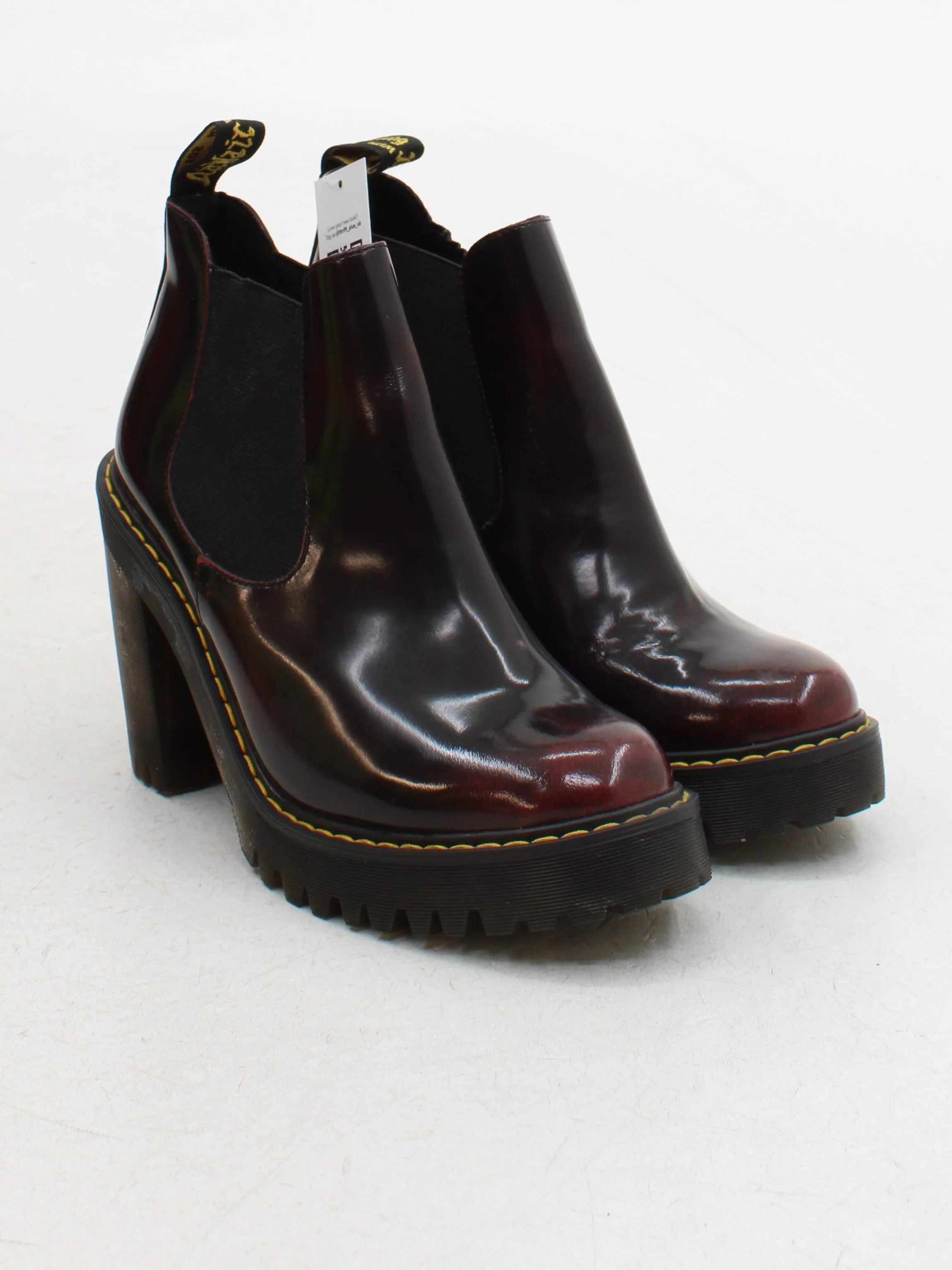 Dr. Martens Women's Boots UK 5 Red 100% Leather Chelsea - Image 4
