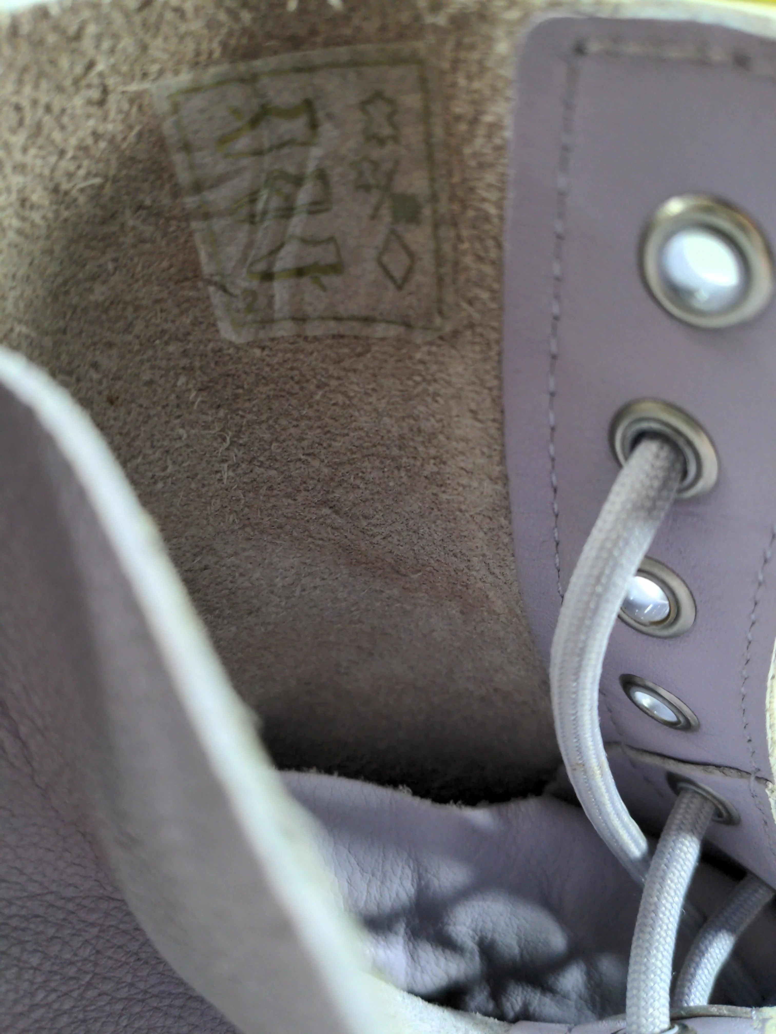 Dr. Martens Women's Boots UK 6 Purple 100% Leather Combat - Image 10