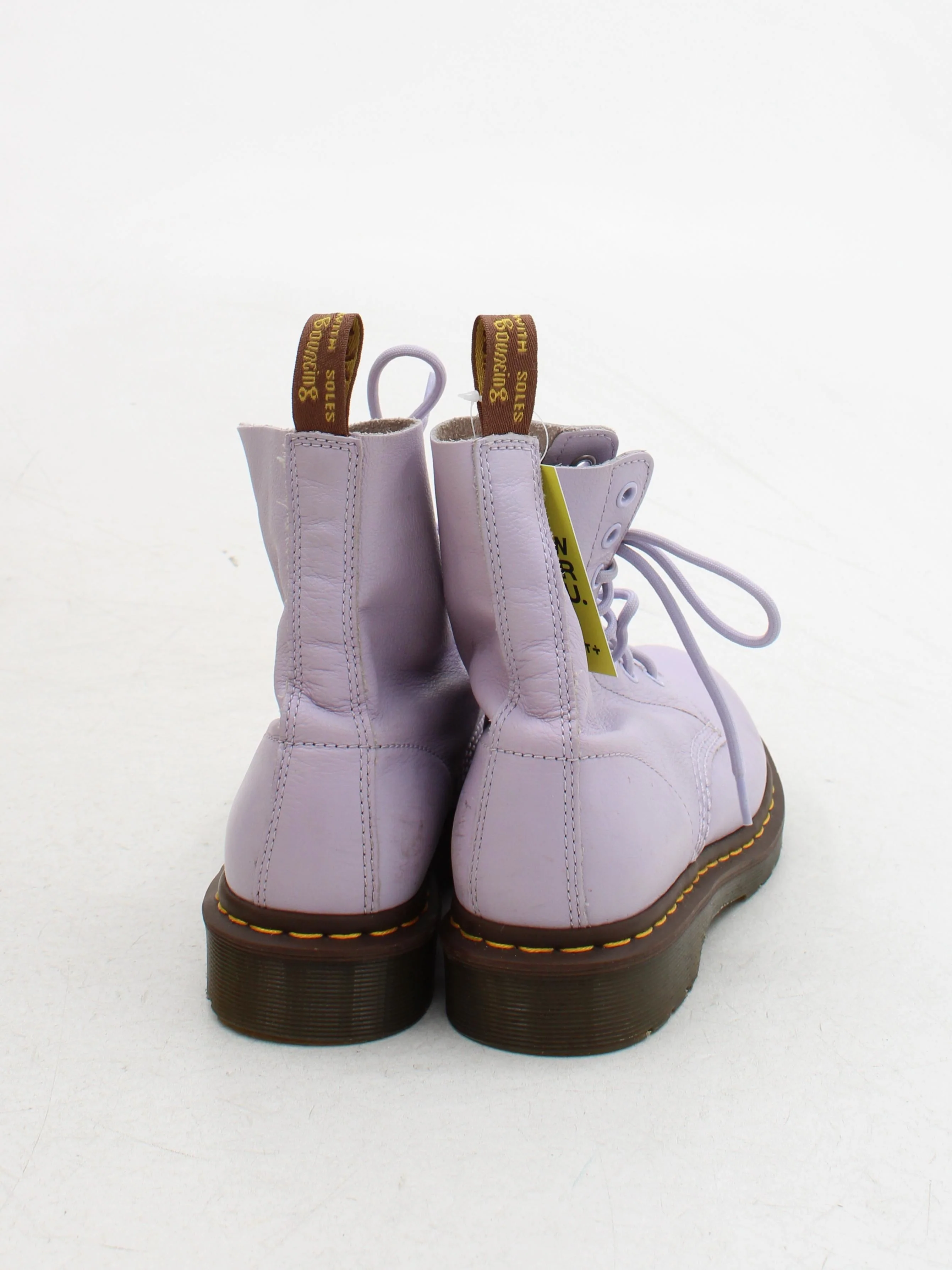 Dr. Martens Women's Boots UK 6 Purple 100% Leather Combat - Image 3