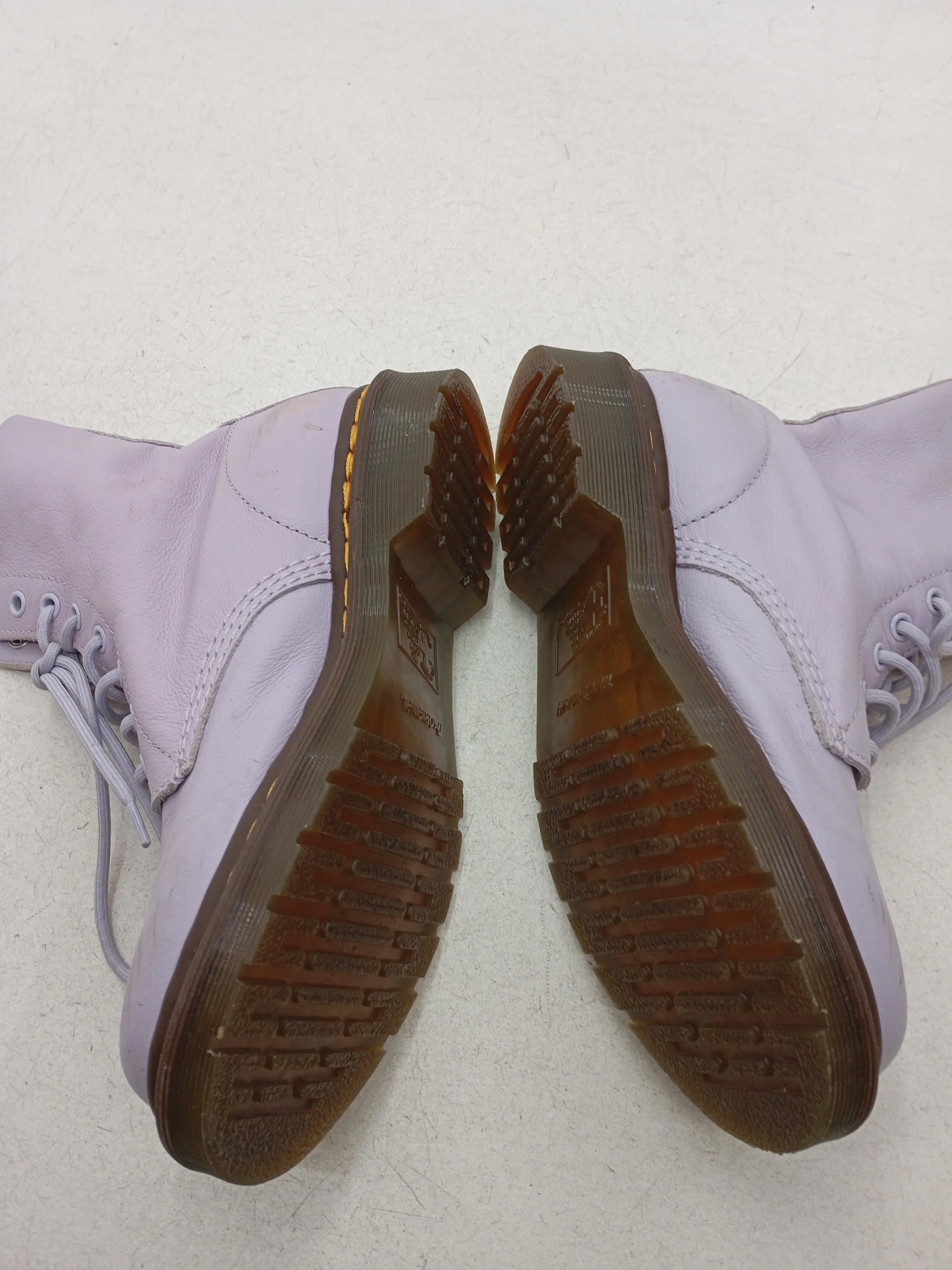 Dr. Martens Women's Boots UK 6 Purple 100% Leather Combat - Image 7