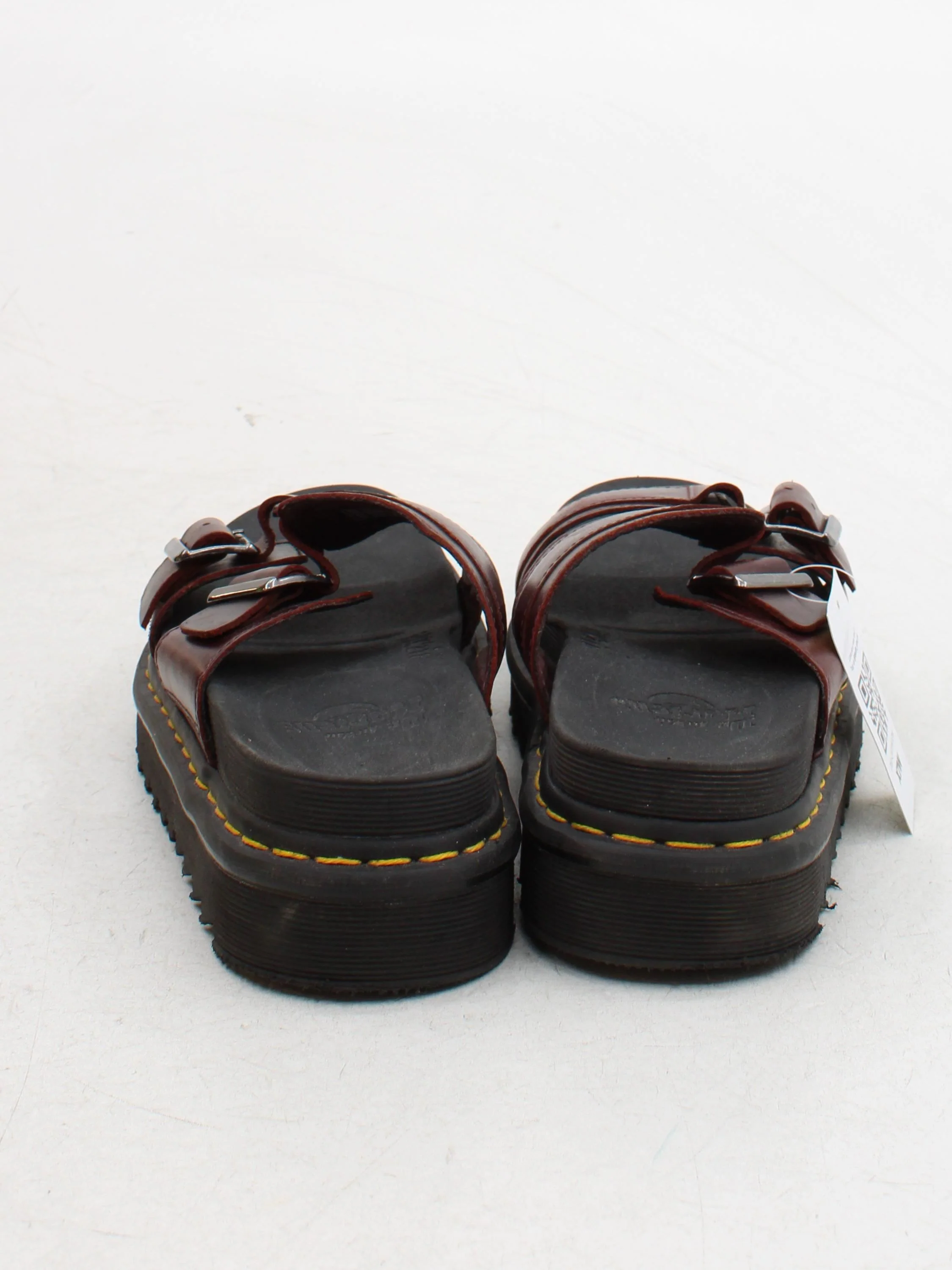 Dr. Martens Women's Sandals UK 10 Brown 100% Leather Slider - Image 3