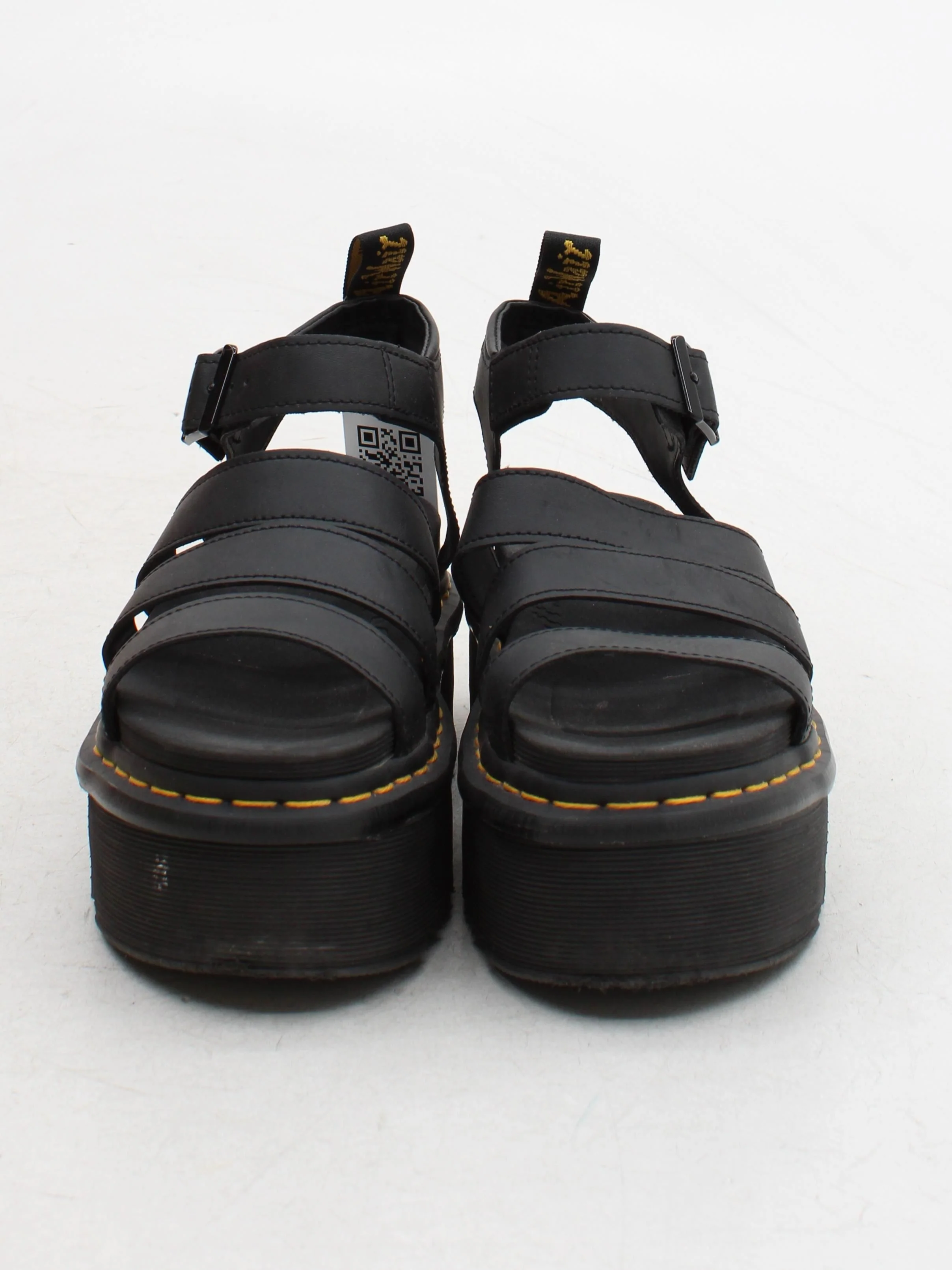 Dr. Martens Women's Sandals UK 6 Black 100% Leather Strappy - Image 2