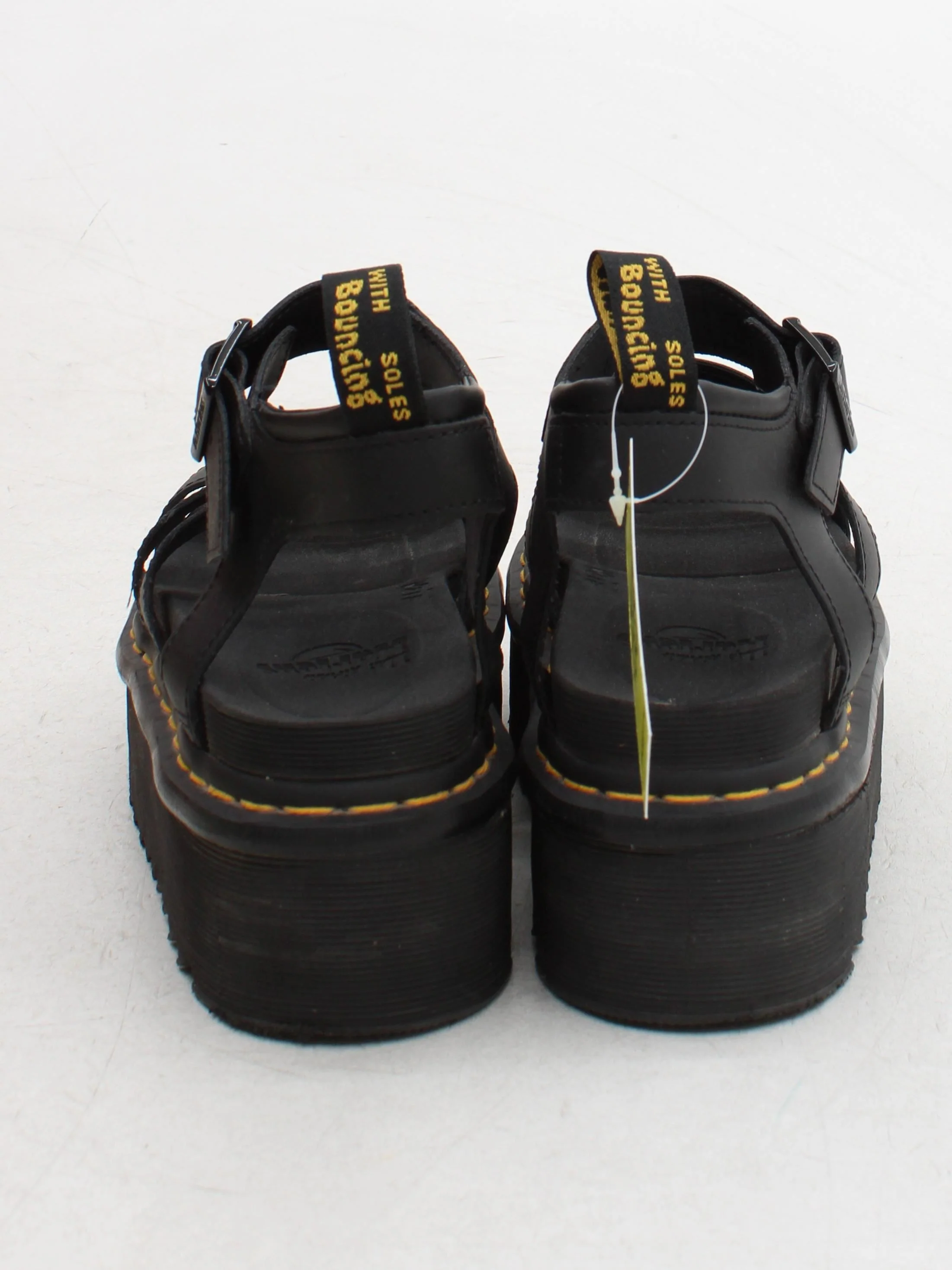 Dr. Martens Women's Sandals UK 6 Black 100% Leather Strappy - Image 3