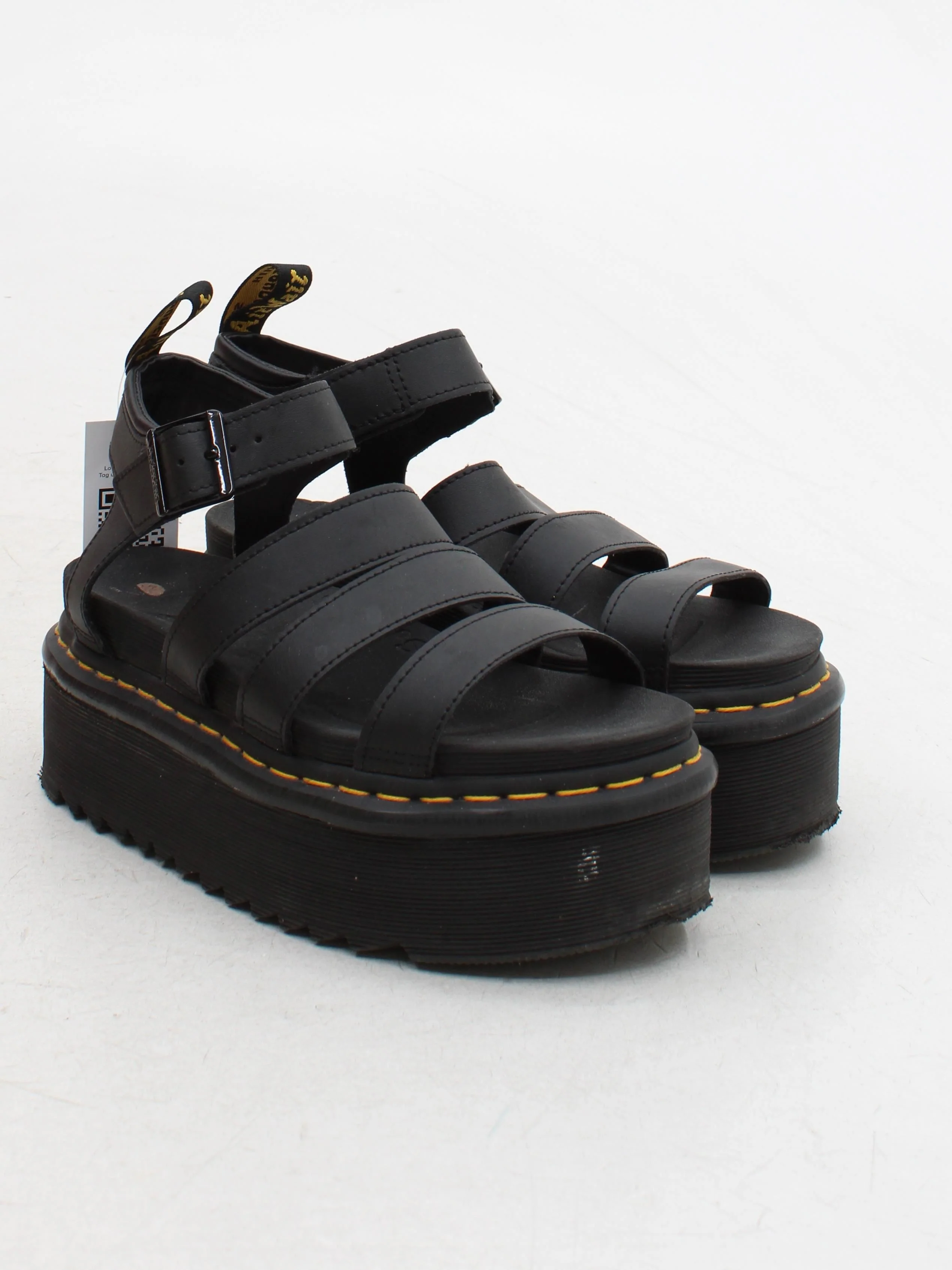 Dr. Martens Women's Sandals UK 6 Black 100% Leather Strappy - Image 4