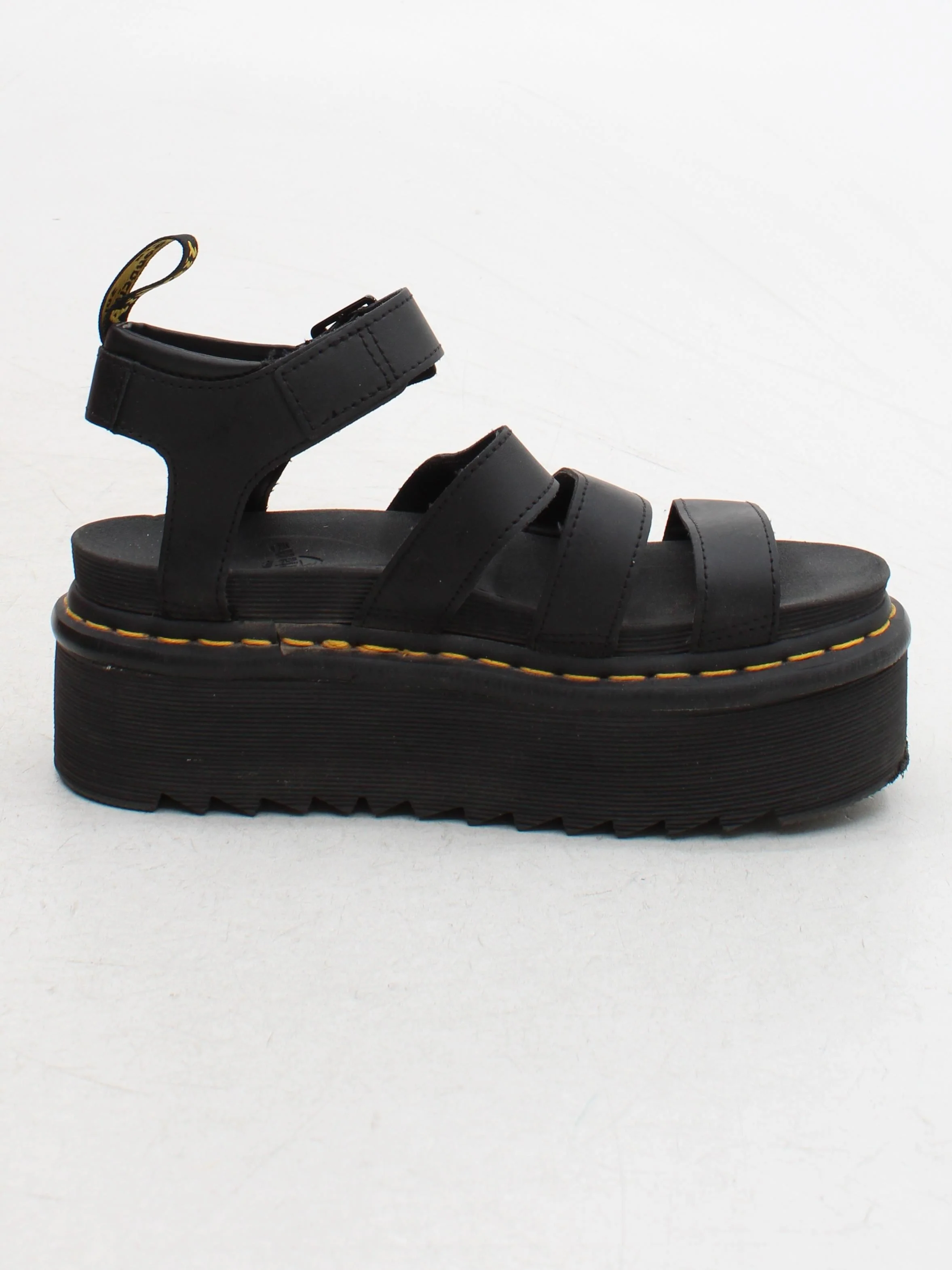 Dr. Martens Women's Sandals UK 6 Black 100% Leather Strappy - Image 5