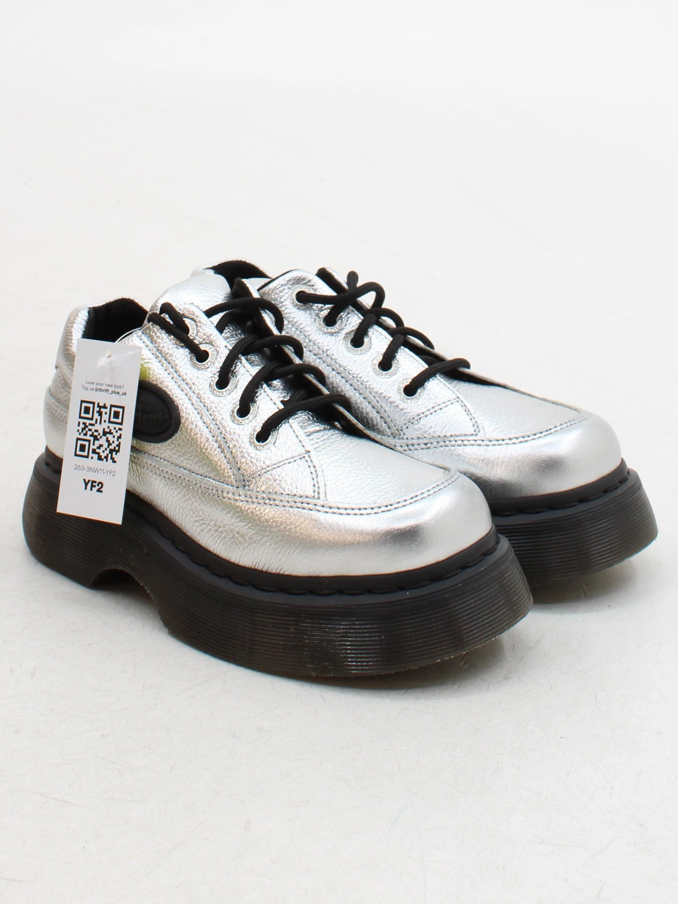 Dr. Martens Women's Trainers EU36 in Silver - Image 4
