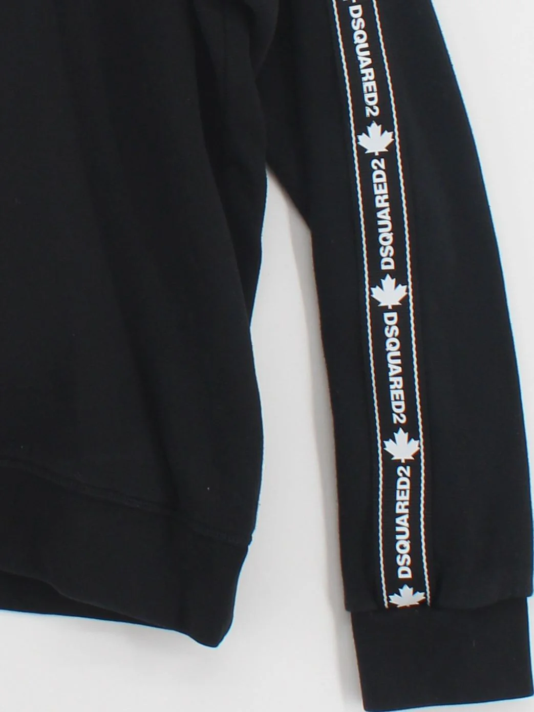 Dsquared2 Men's Hoodie L Black Graphic Cotton with Elastane Pullover - Image 4