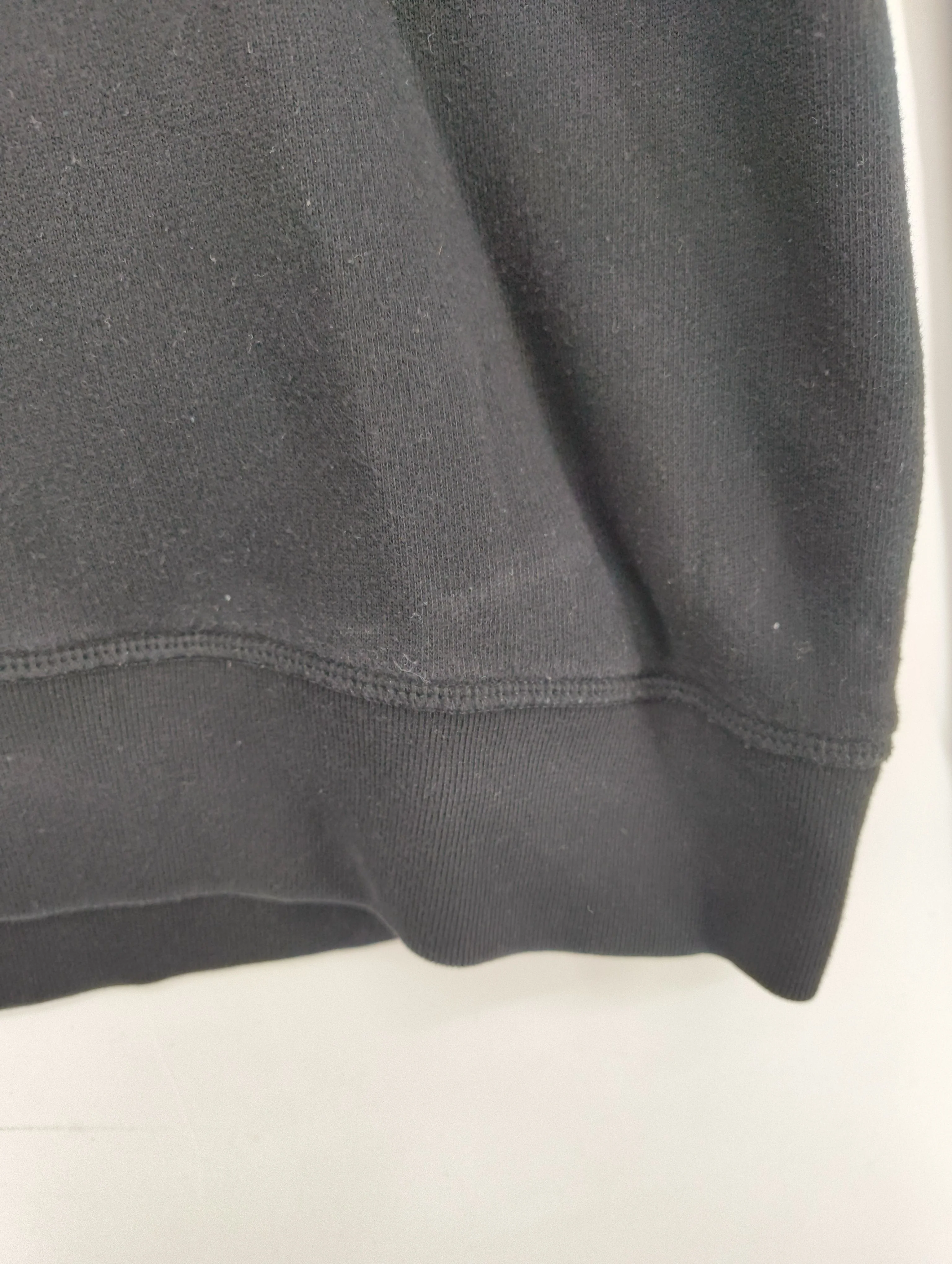 Dsquared2 Men's Hoodie L Black Graphic Cotton with Elastane Pullover - Image 6