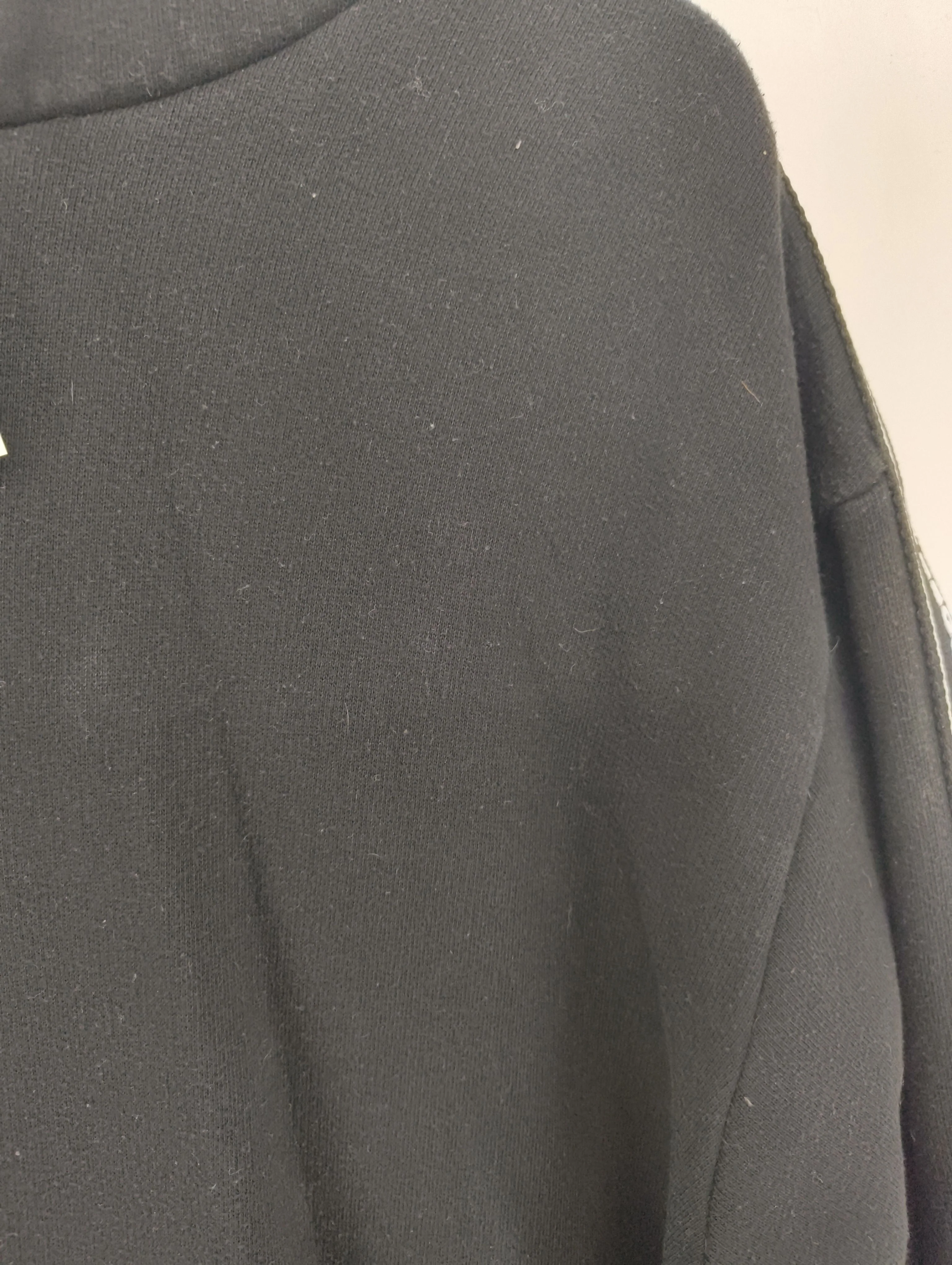 Dsquared2 Men's Hoodie L Black Graphic Cotton with Elastane Pullover - Image 7