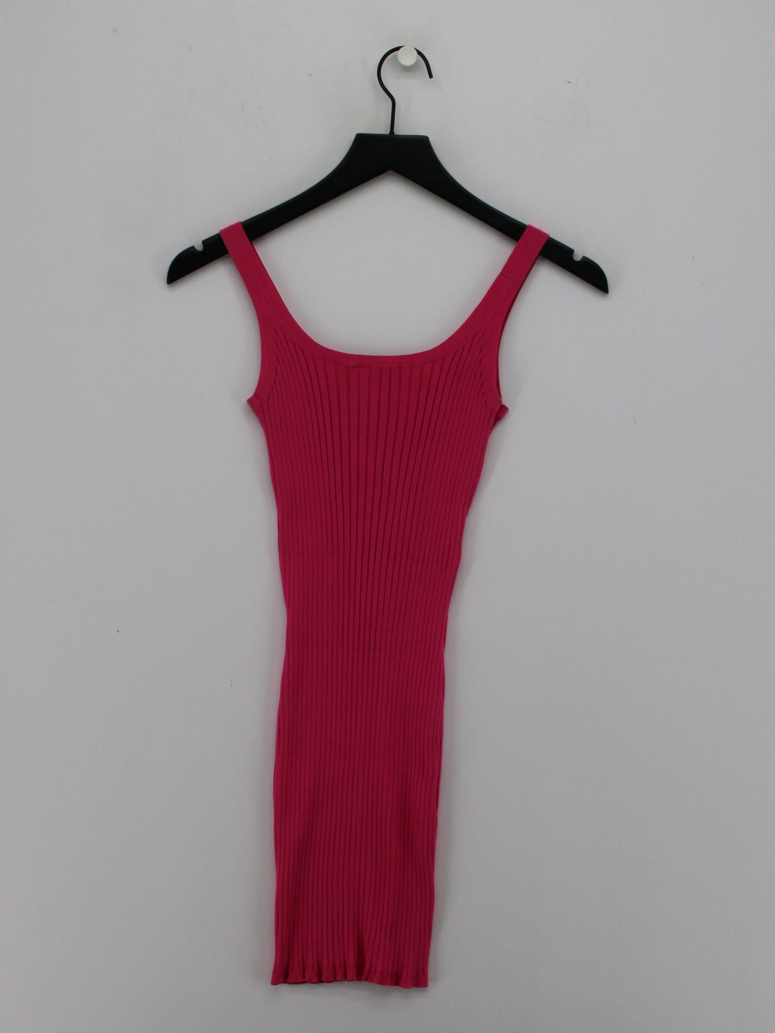 Dsquared2 Women's Top M Pink 100% Other Sleeveless Round Neck Jersey - Image 2