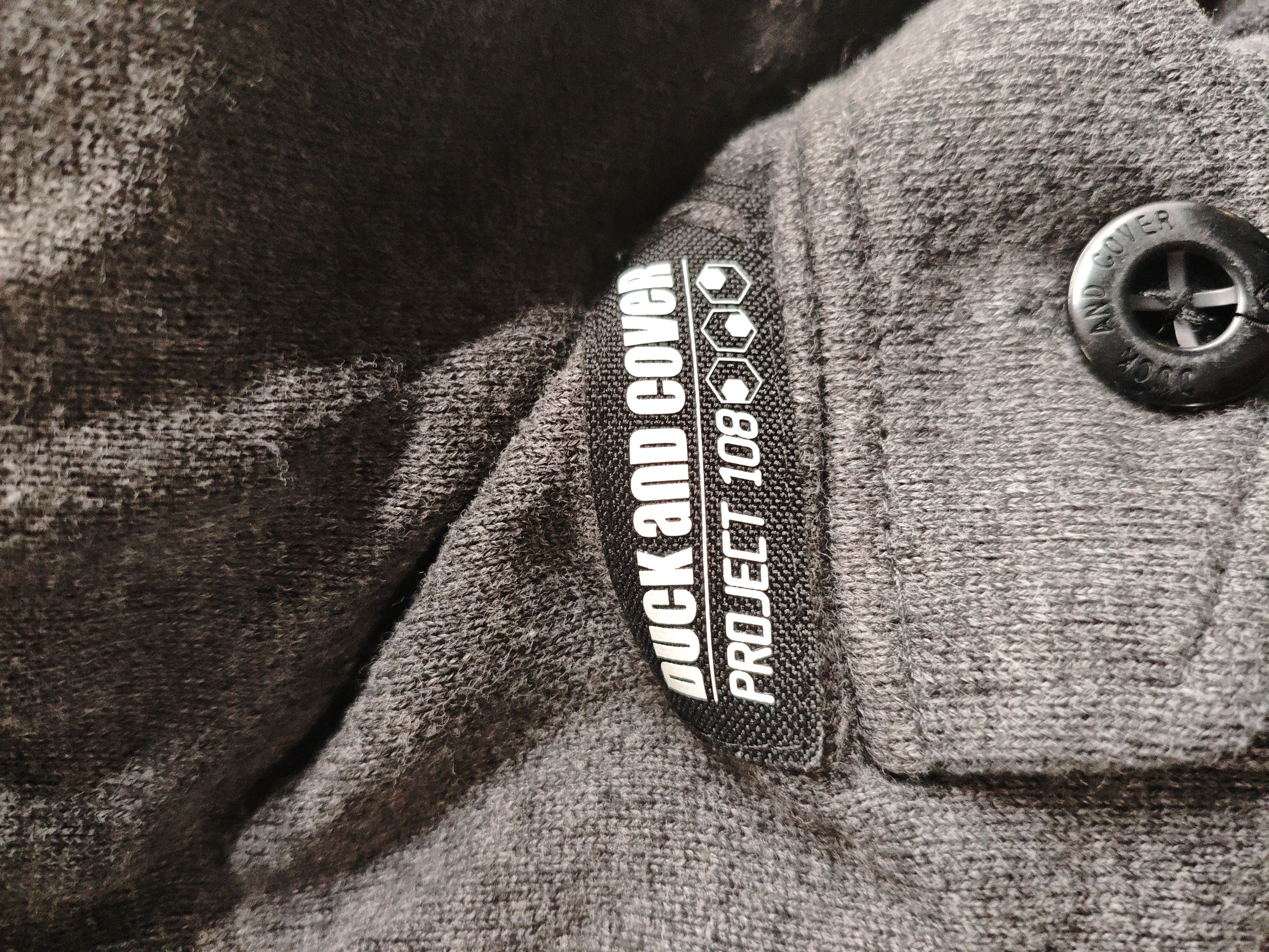 Duck And Cover Men's Hoodie M Grey Cotton with Nylon Pullover - Image 5