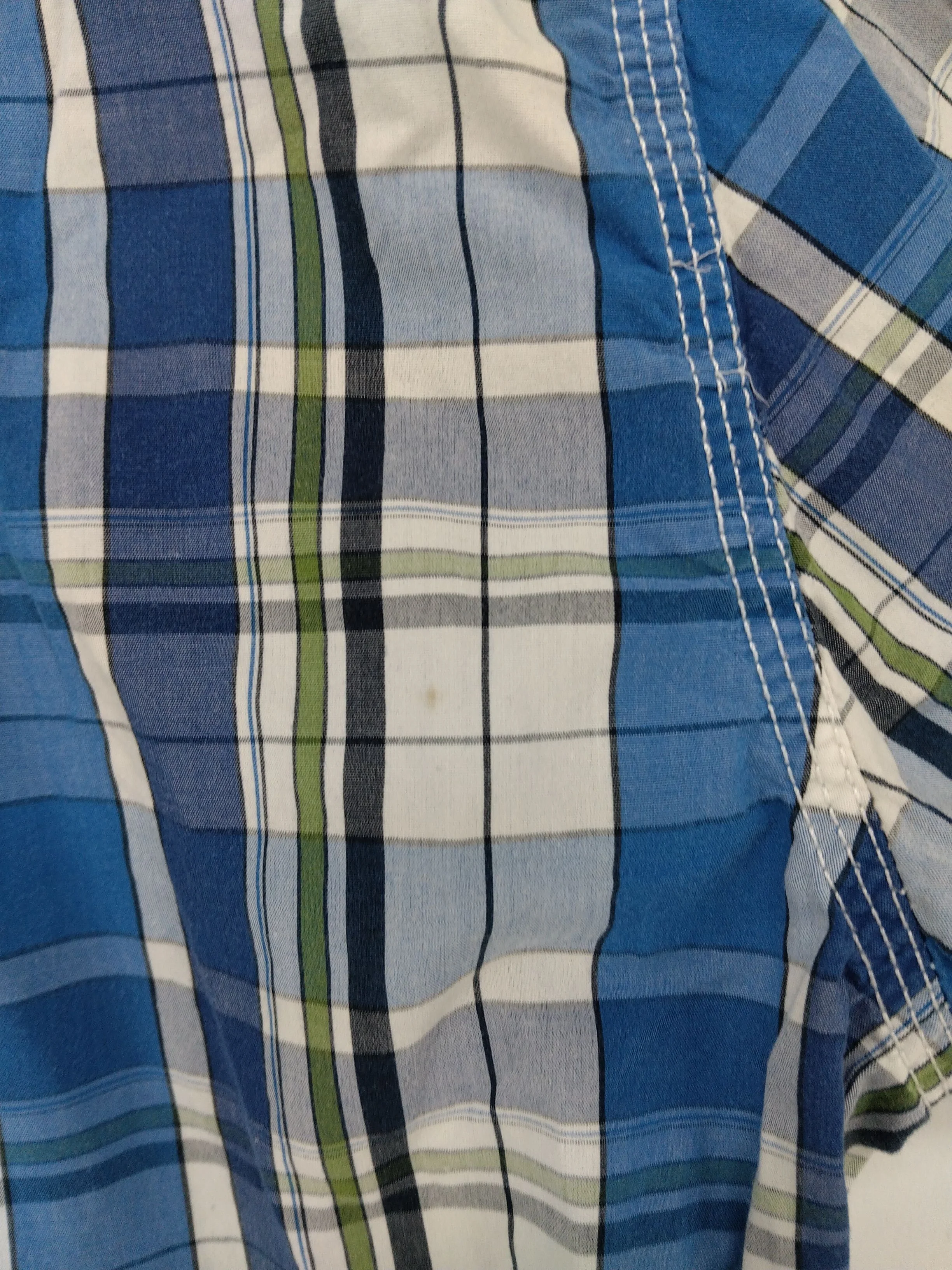 Duck And Cover Men's Shirt L Blue Checkered 100% Cotton Basic - Image 5