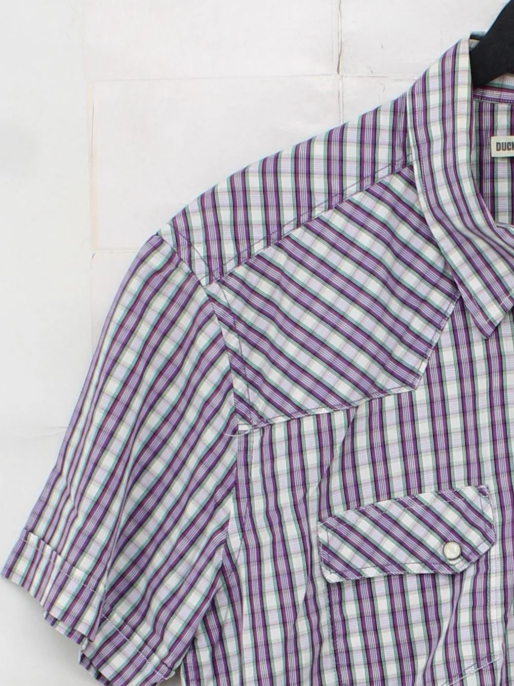 Duck And Cover Men's Shirt M Multi Checkered 100% Other Basic - Image 4