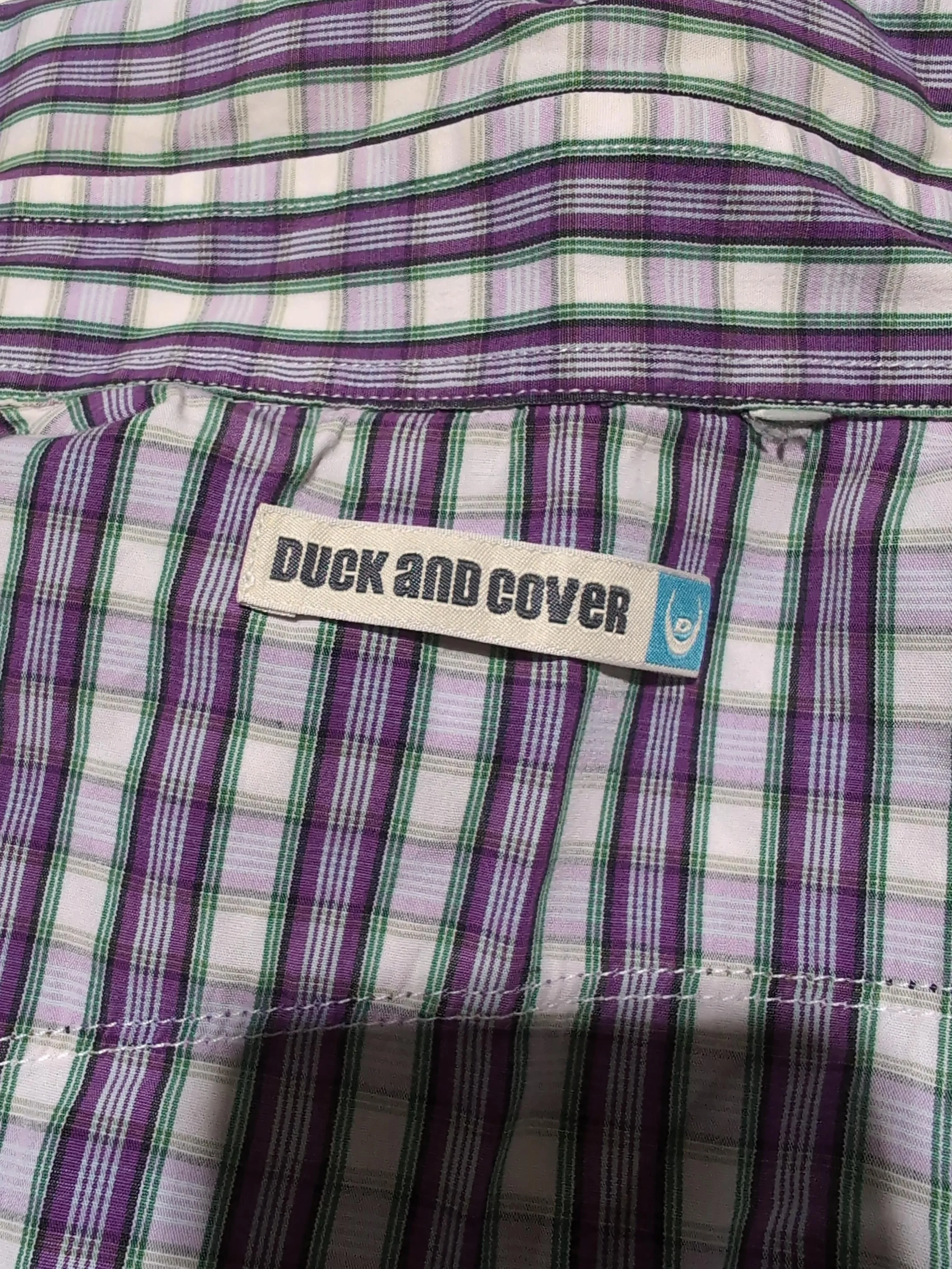 Duck And Cover Men's Shirt M Multi Checkered 100% Other Basic - Image 5