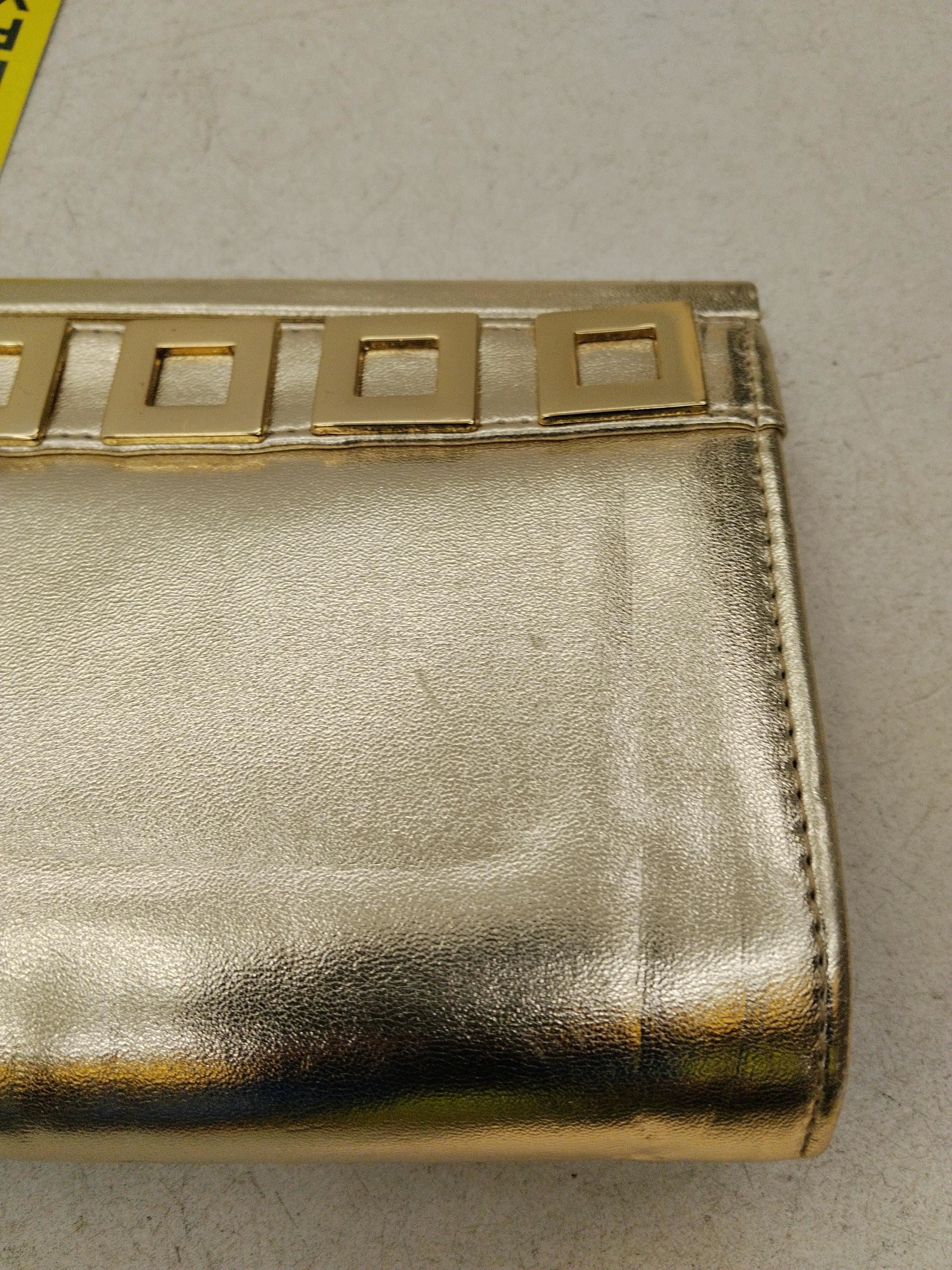 Dune Women's Bag Gold Geometric 100% Faux Leather Clutch - Image 3