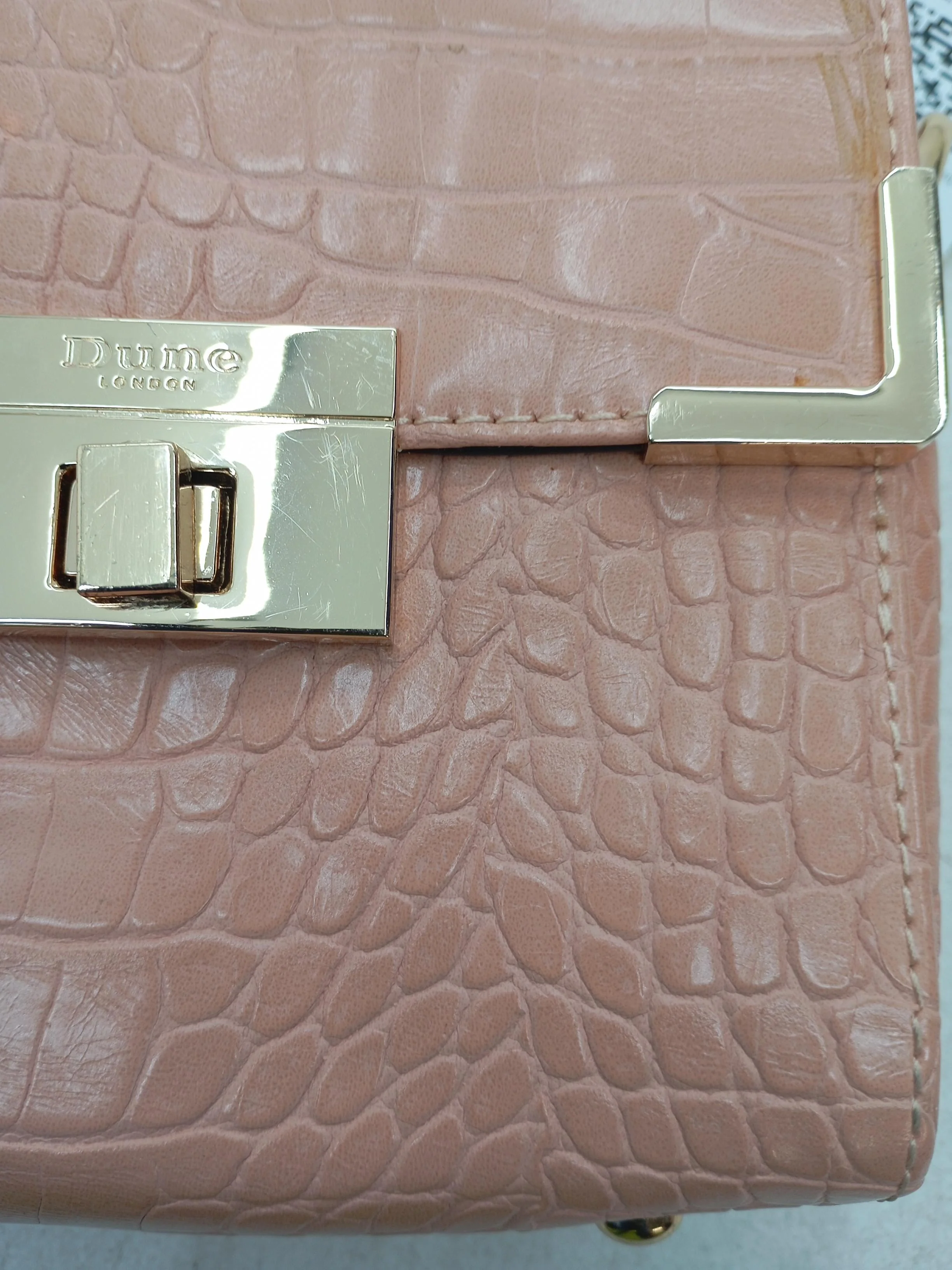 Dune Women's Bag Pink Animal Print 100% Faux Leather Crossbody - Image 3