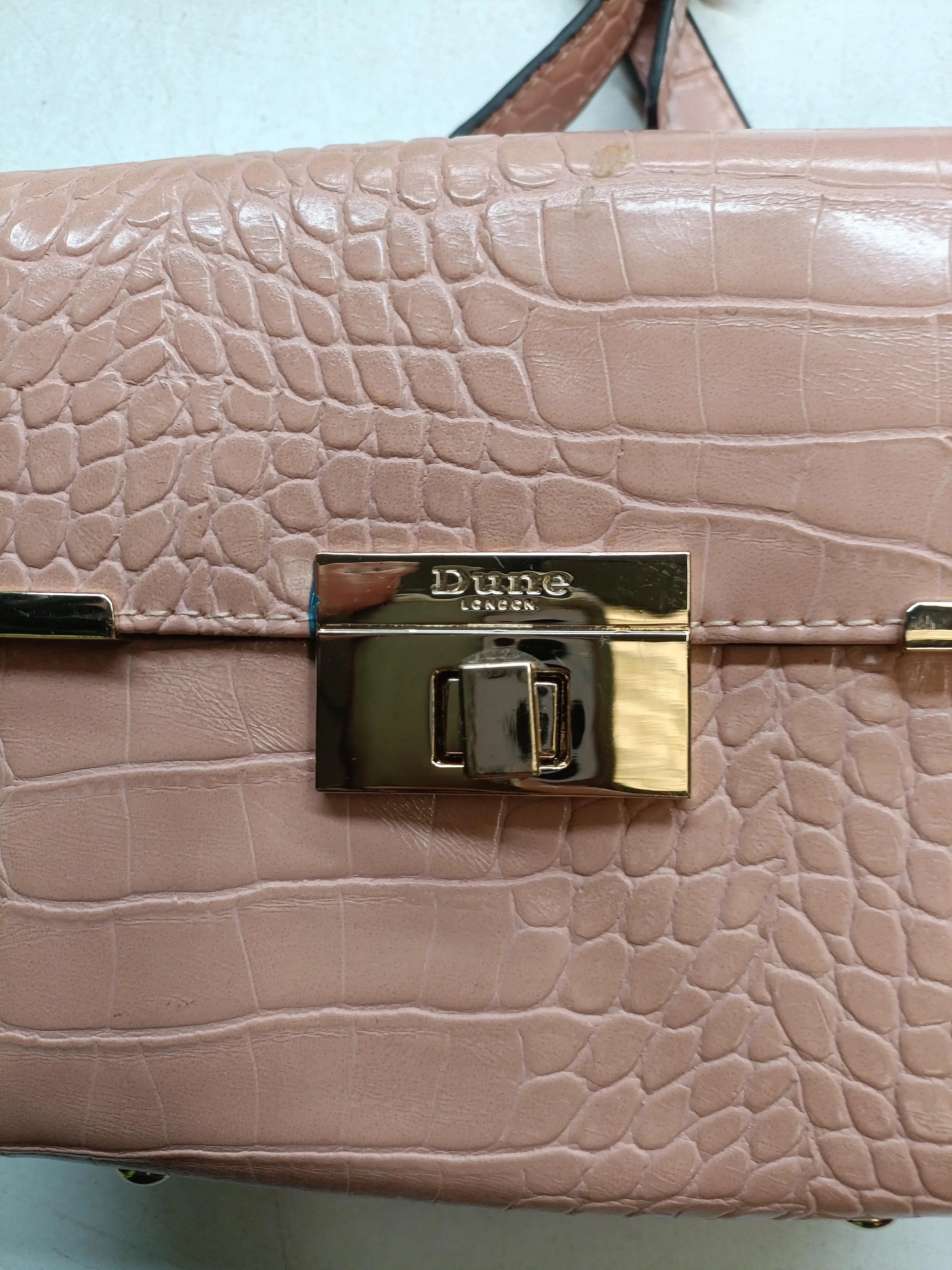 Dune Women's Bag Pink Animal Print 100% Faux Leather Crossbody - Image 6