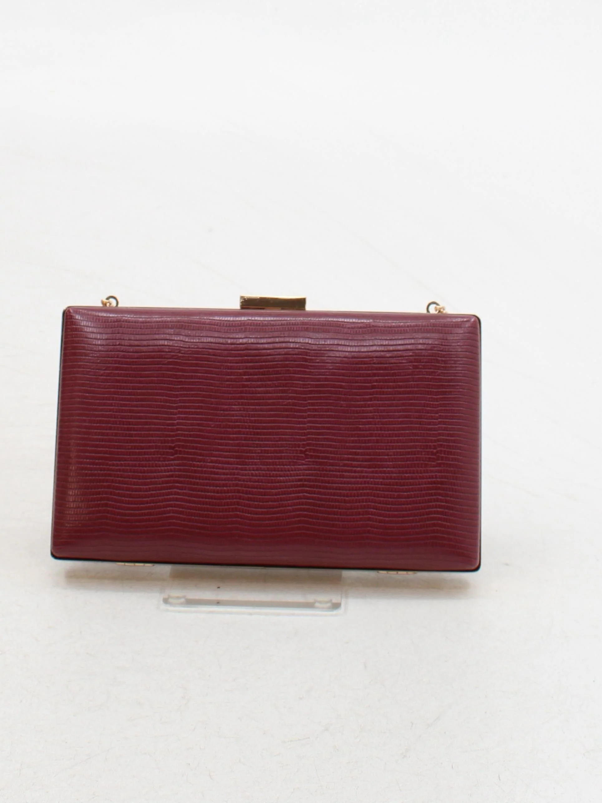 Dune Women's Bag Red Animal Print Faux Leather with Polyester Clutch - Image 2