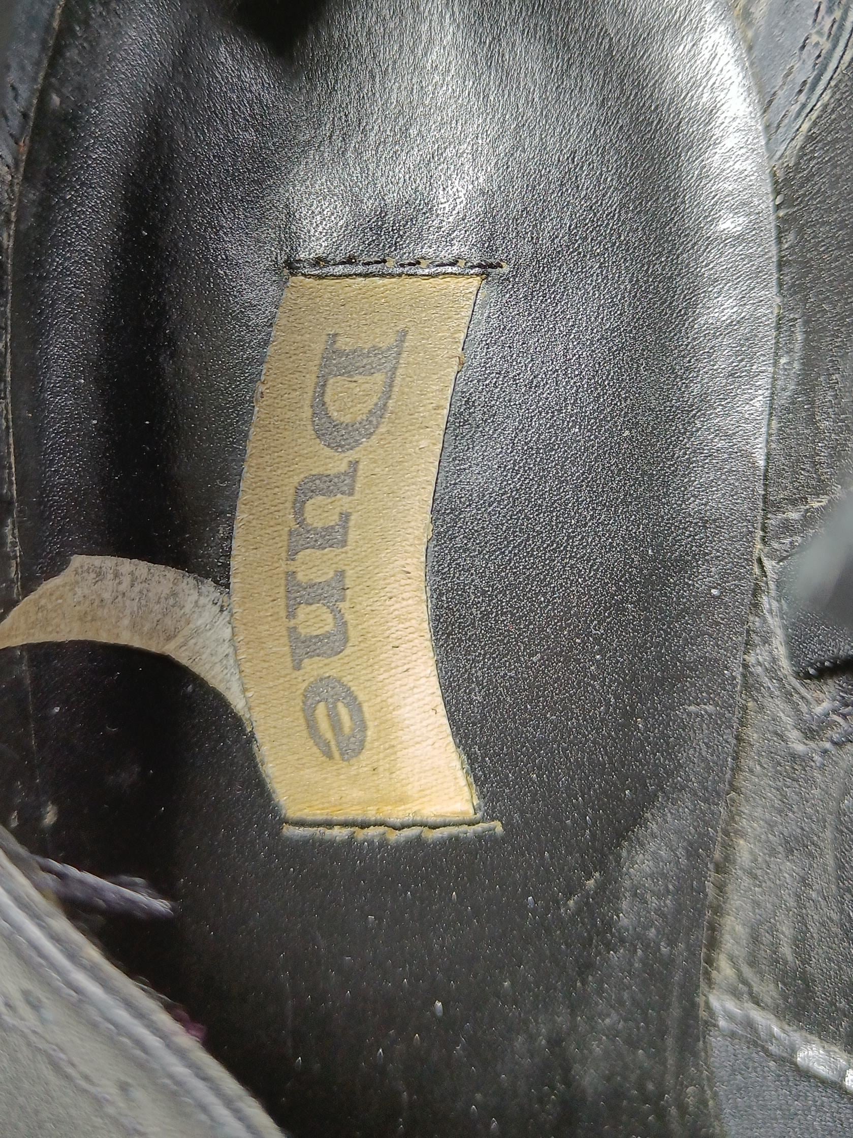 Dune Women's Boots UK 5 Black 100% Leather Combat - Image 10