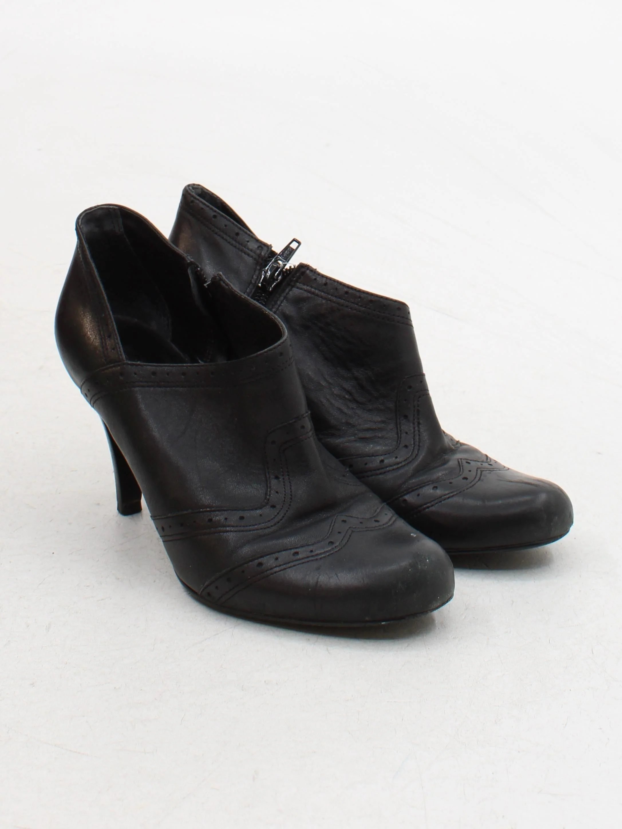 Dune Women's Boots UK 5 Black 100% Leather Combat - Image 4