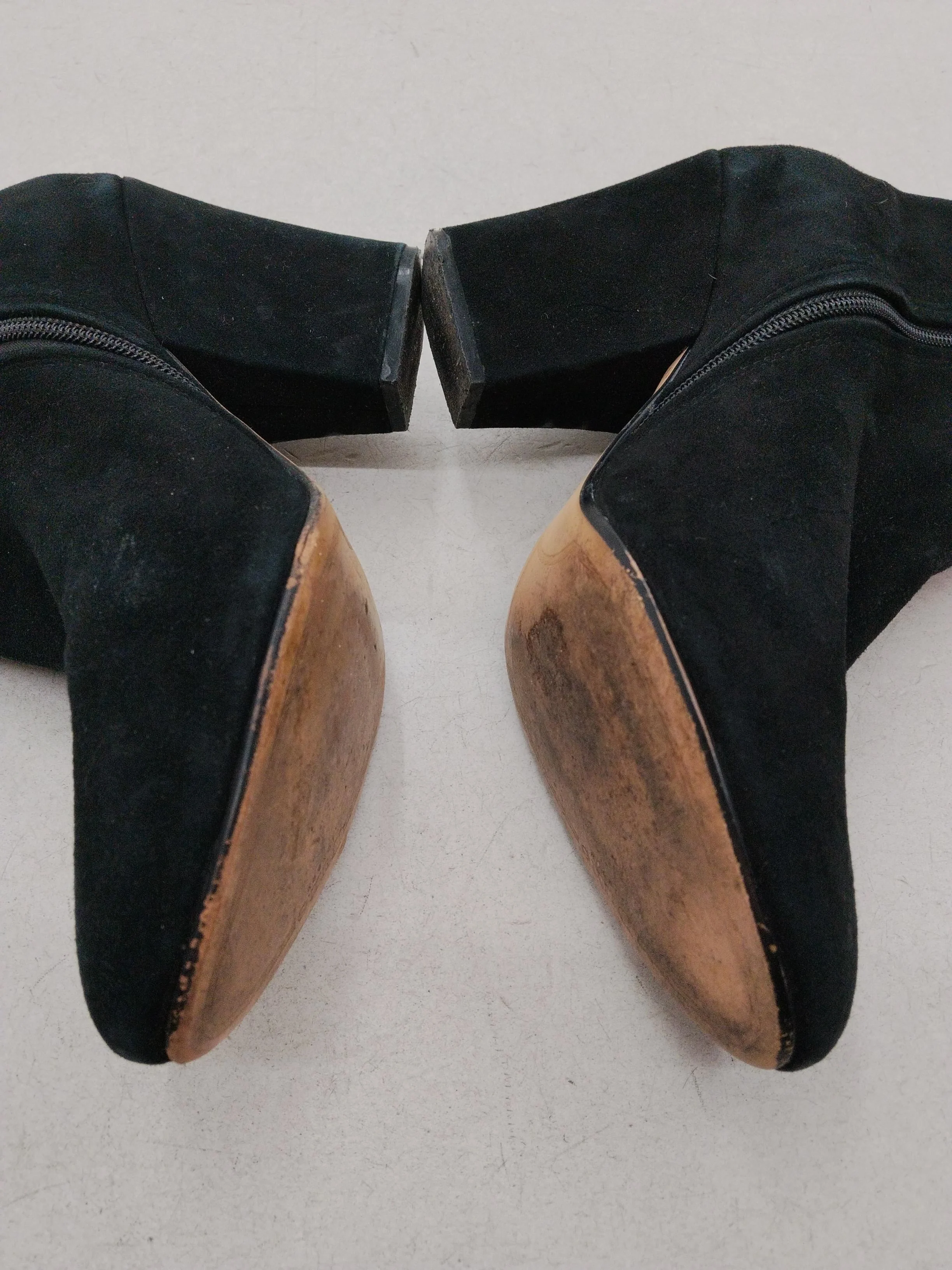 Dune Women's Boots UK 6.5 Black 100% Suede Combat - Image 7