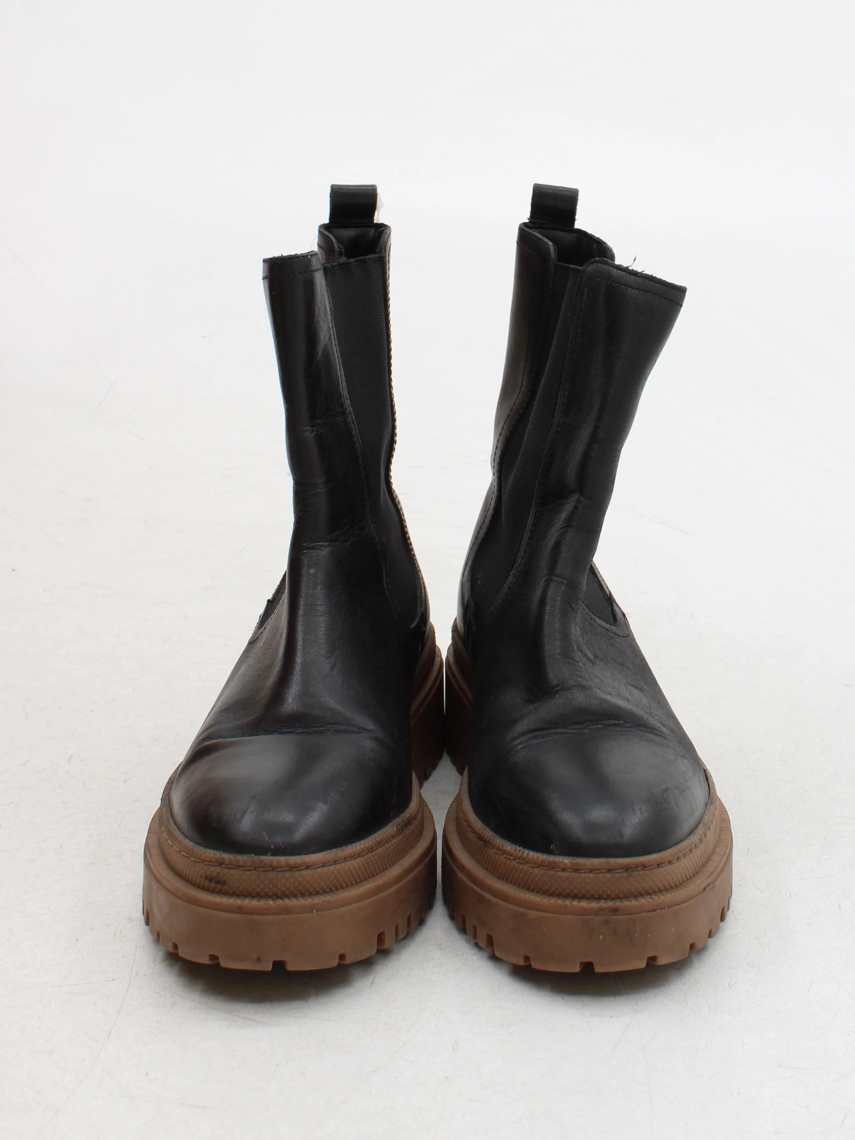 Dune Women's Boots UK 6 Black 100% Leather Chelsea - Image 2
