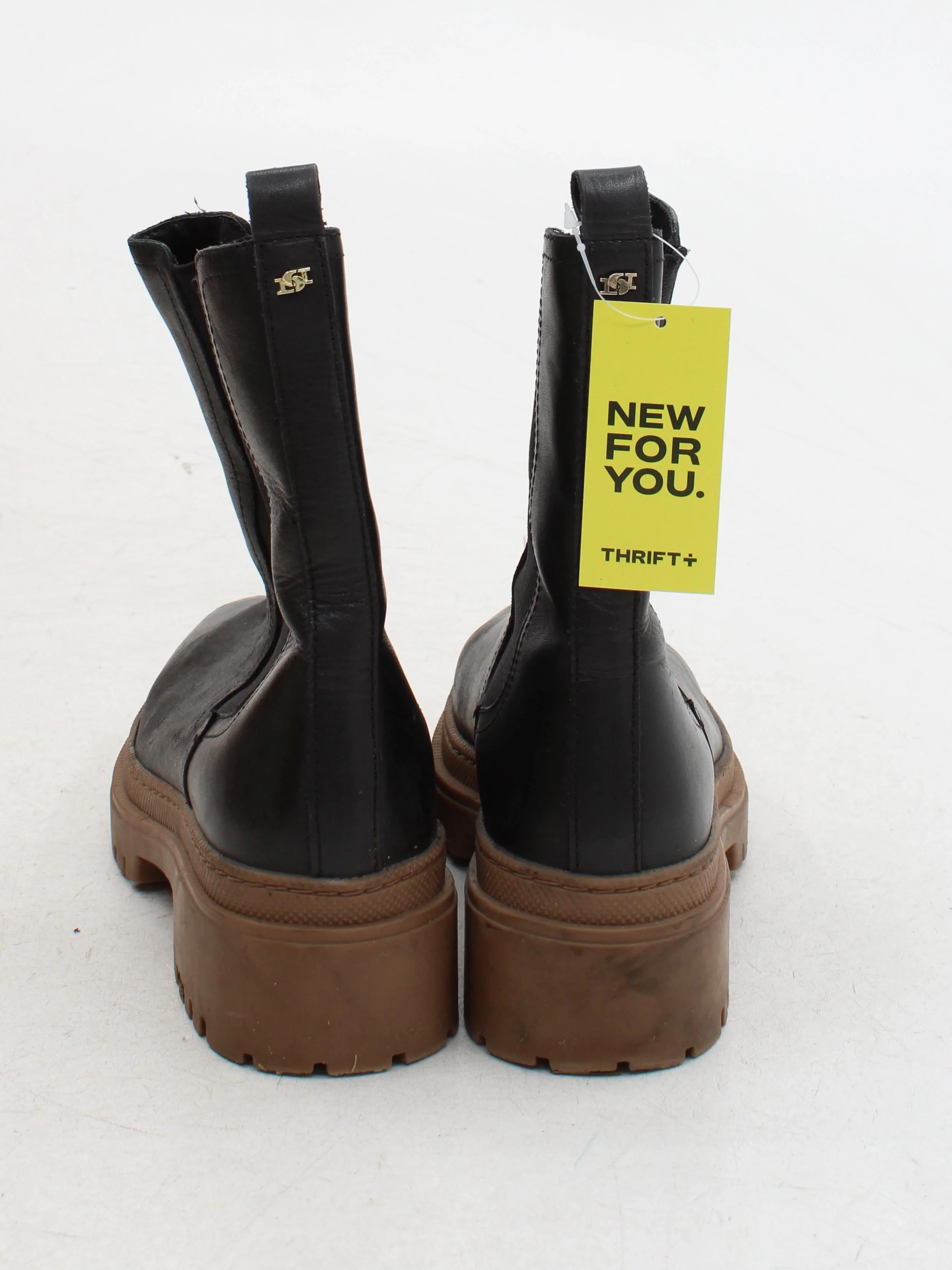 Dune Women's Boots UK 6 Black 100% Leather Chelsea - Image 3