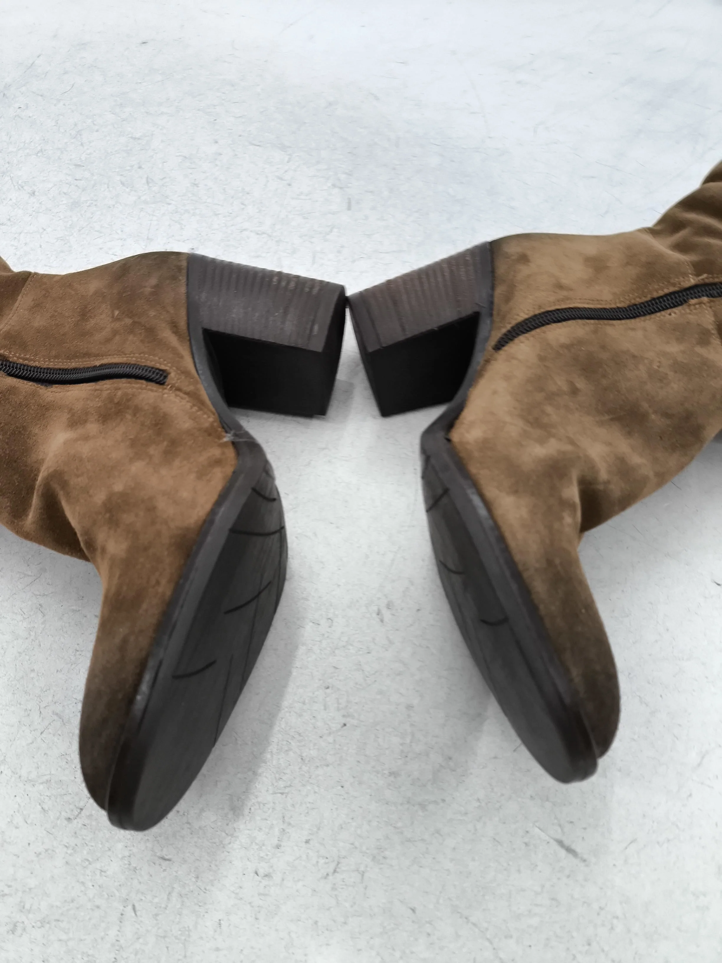 Dune Women's Boots UK 6 Brown 100% Suede Platform - Image 7