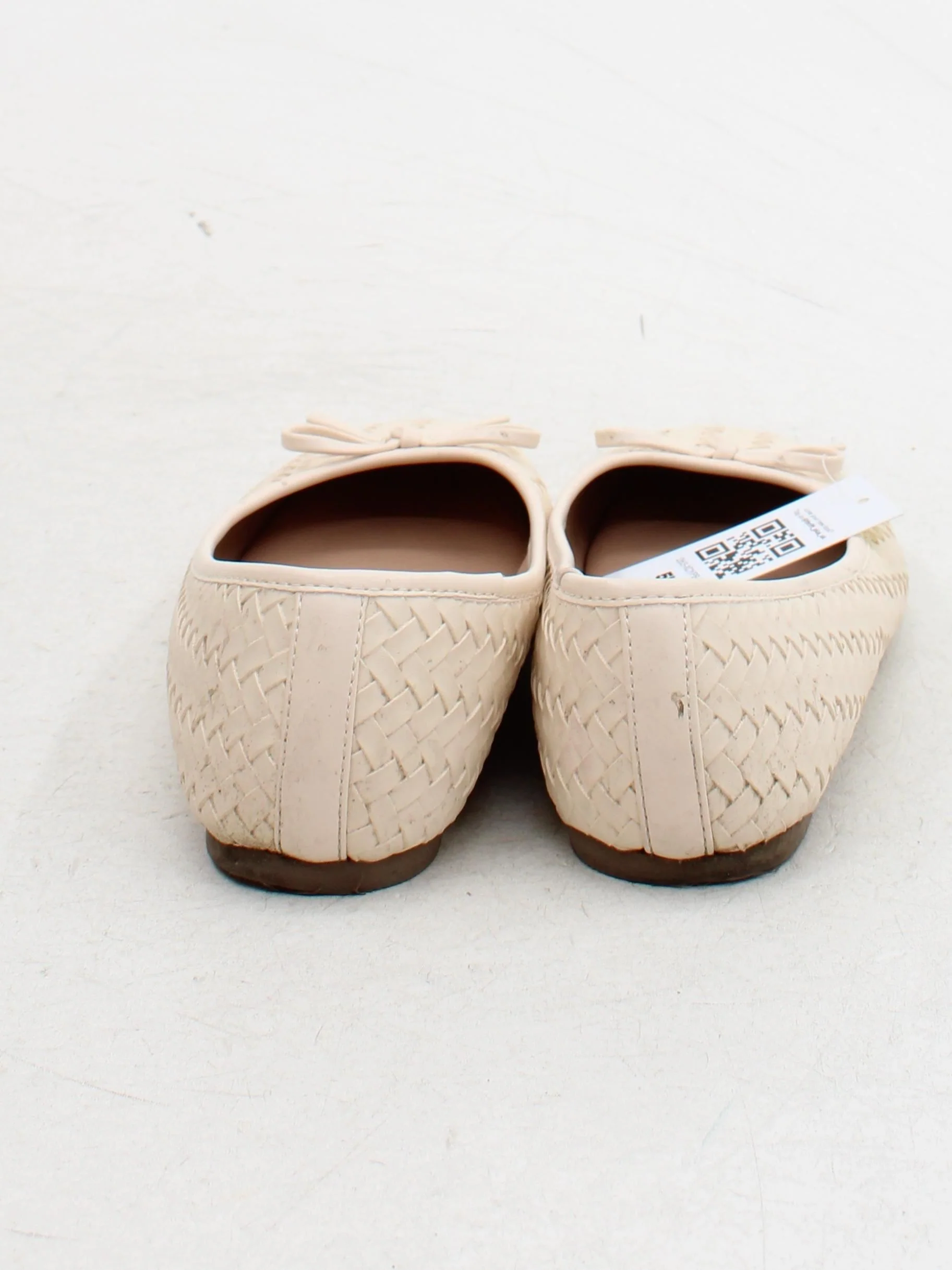 Dune Women's Flat Shoes UK 6 Cream 100% Faux Leather Ballet - Image 3