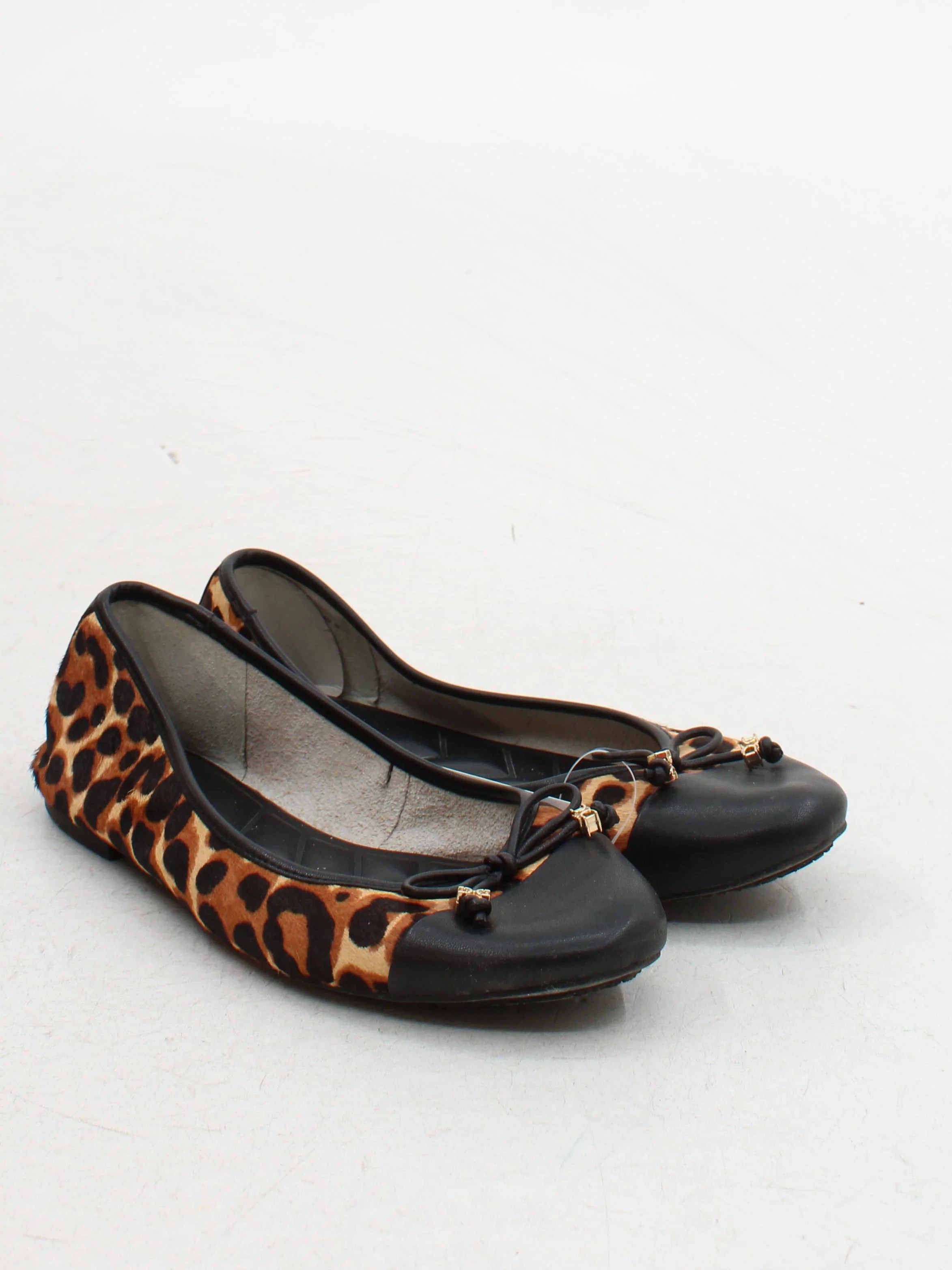 Dune Women's Flat Shoes UK 6 Multi Animal Print 100% Faux Leather Ballet - Image 4