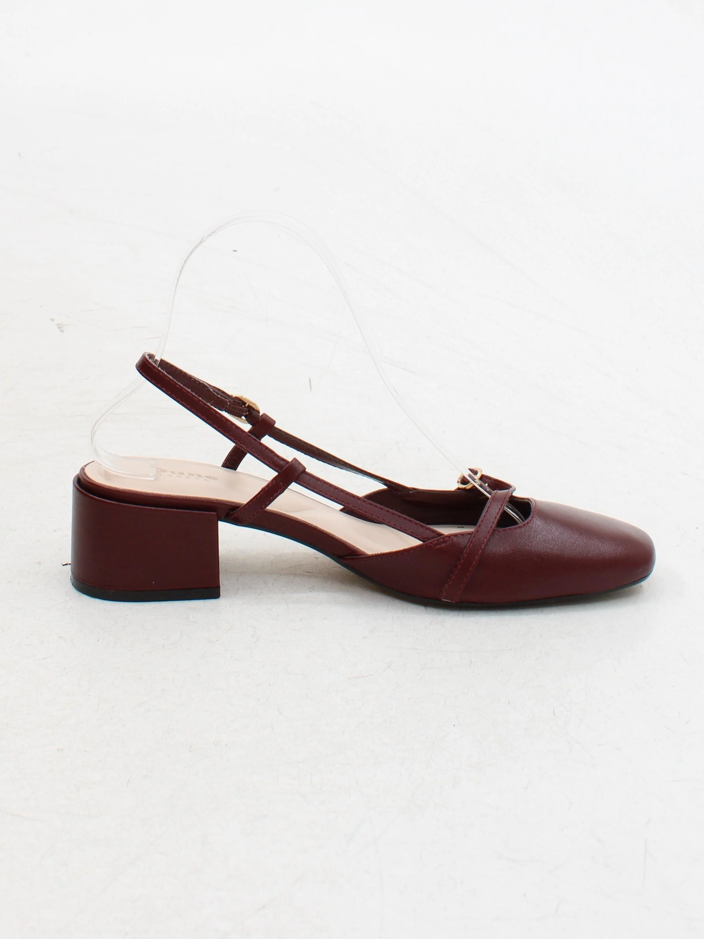 Dune Women's Flat Shoes UK 6 Red 100% Faux Leather Mary Jane - Image 5