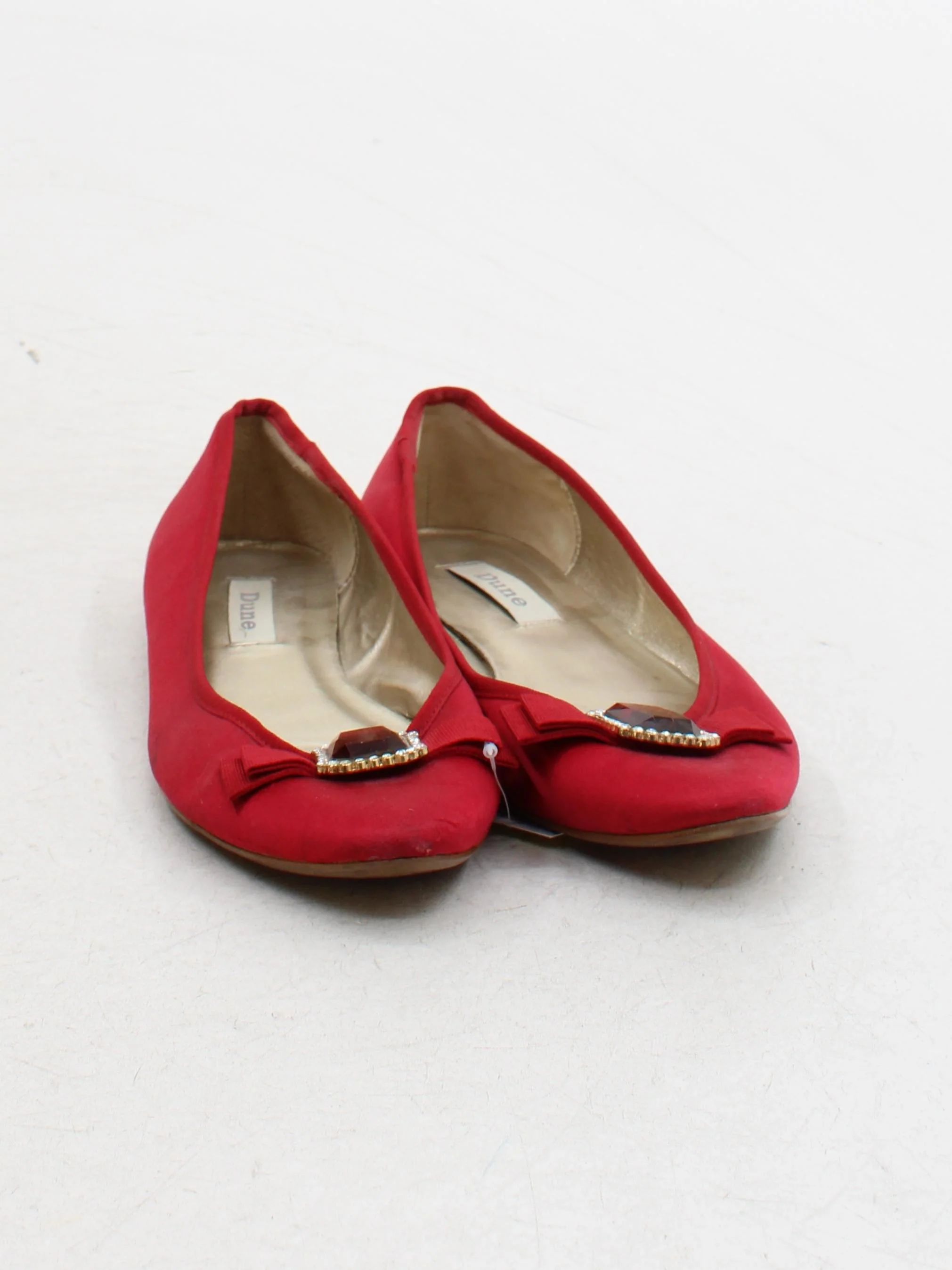 Dune Women's Flat Shoes UK 6 Red 100% Other Ballet - Image 2