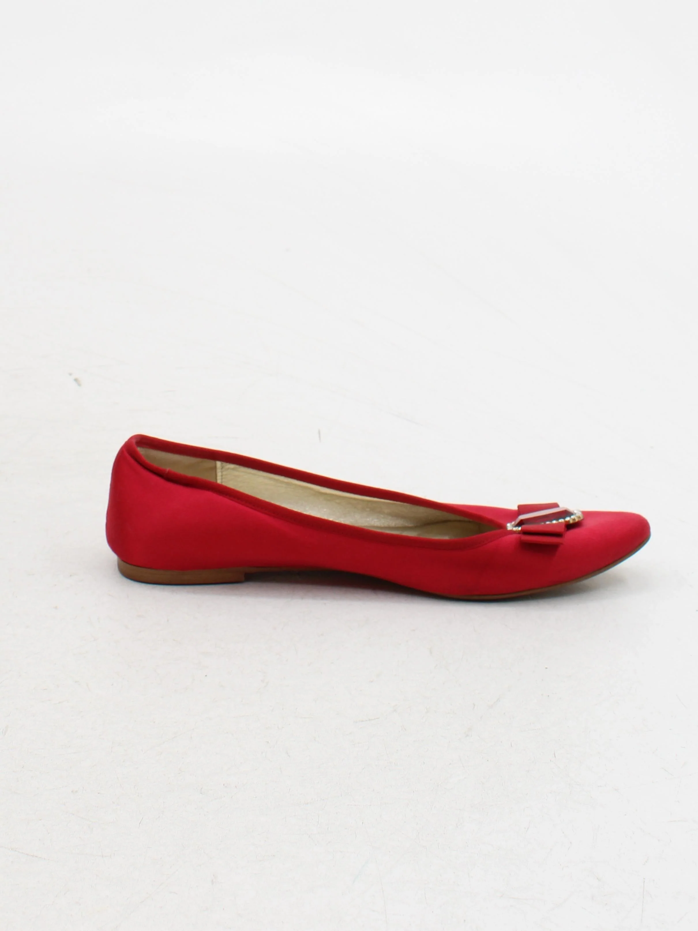 Dune Women's Flat Shoes UK 6 Red 100% Other Ballet - Image 5