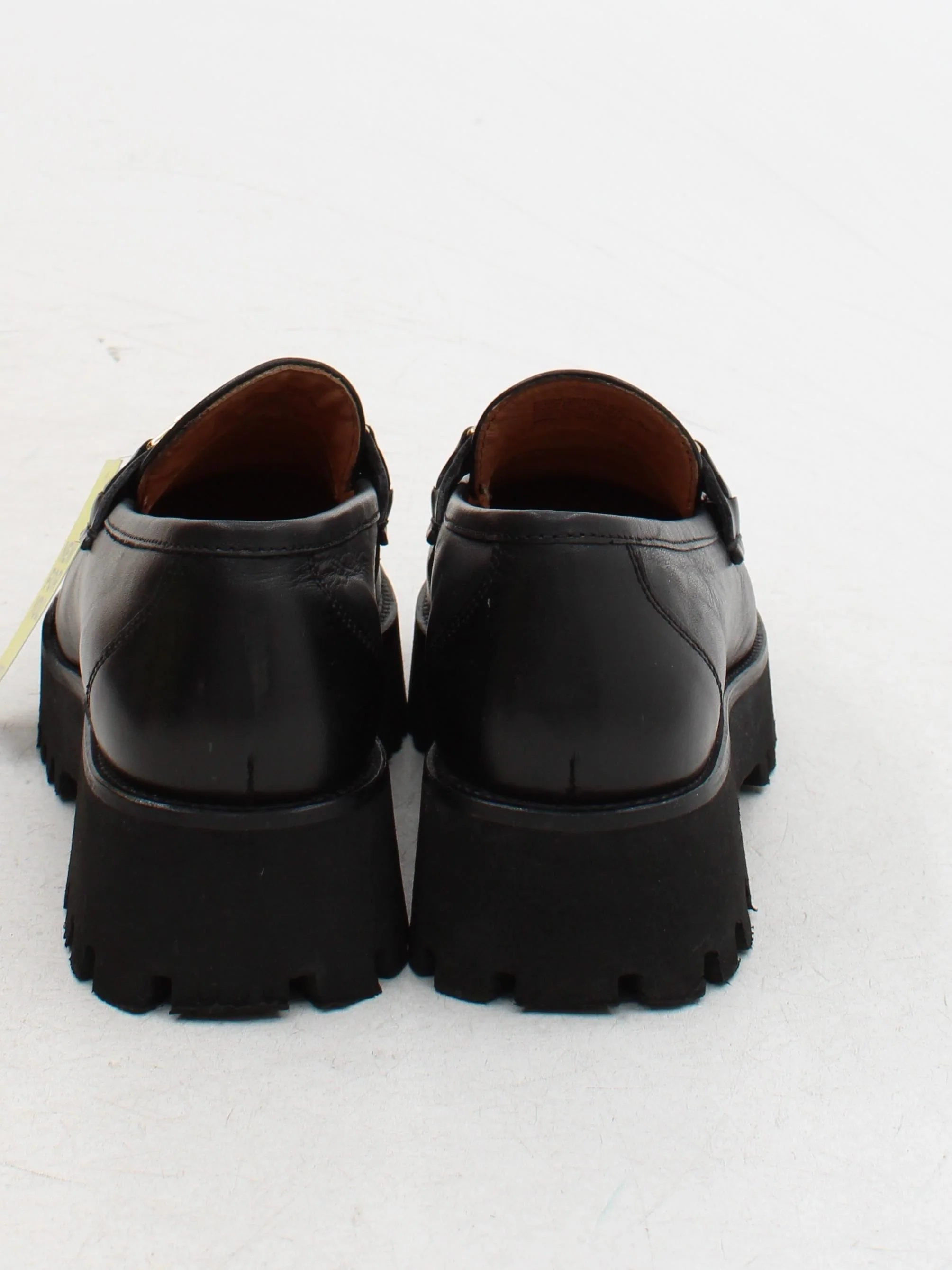 Dune Women's Flat Shoes UK 7 Black 100% Leather Loafer - Image 3